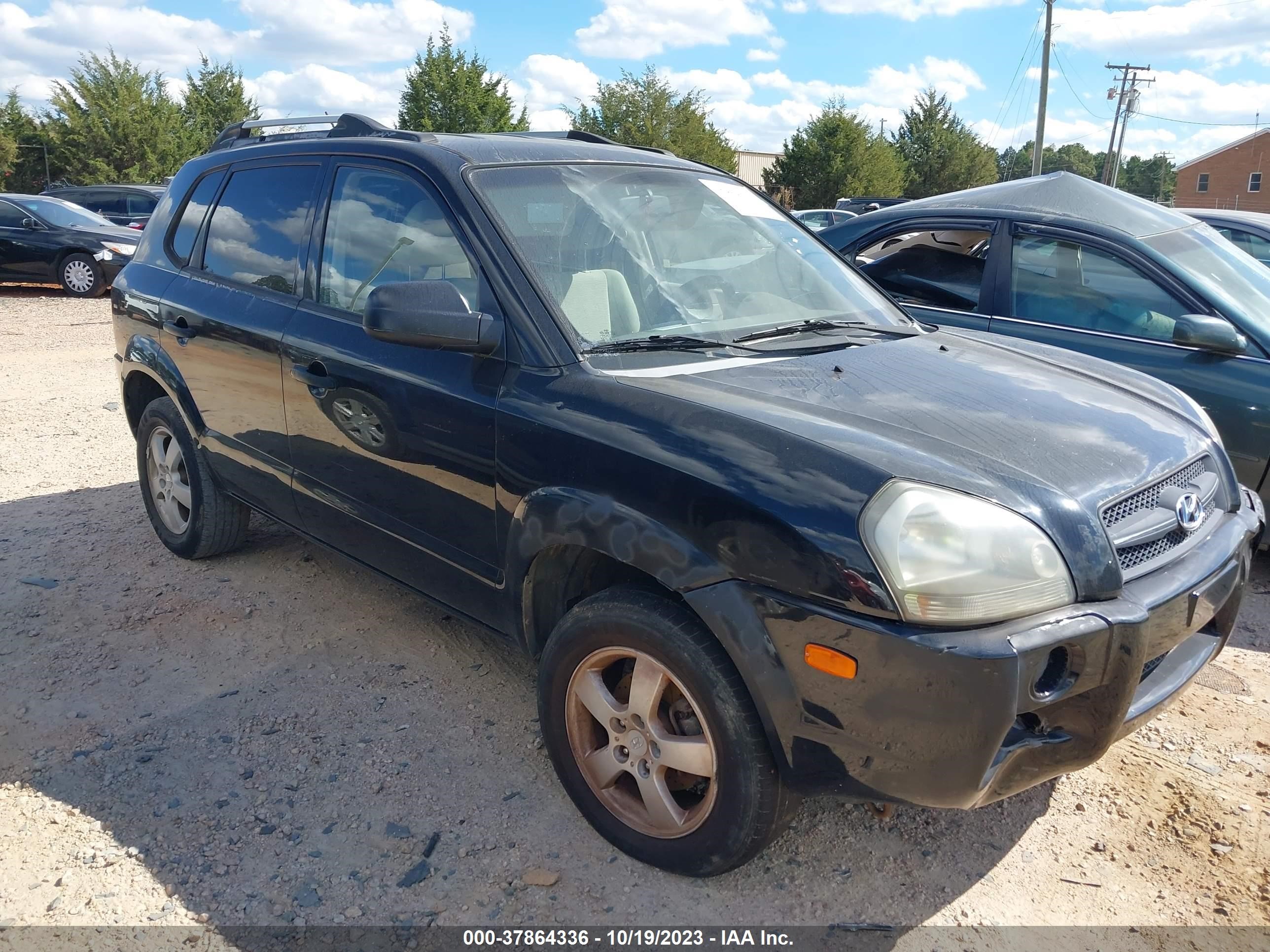 HYUNDAI TUCSON 2007 km8jm12b57u650017