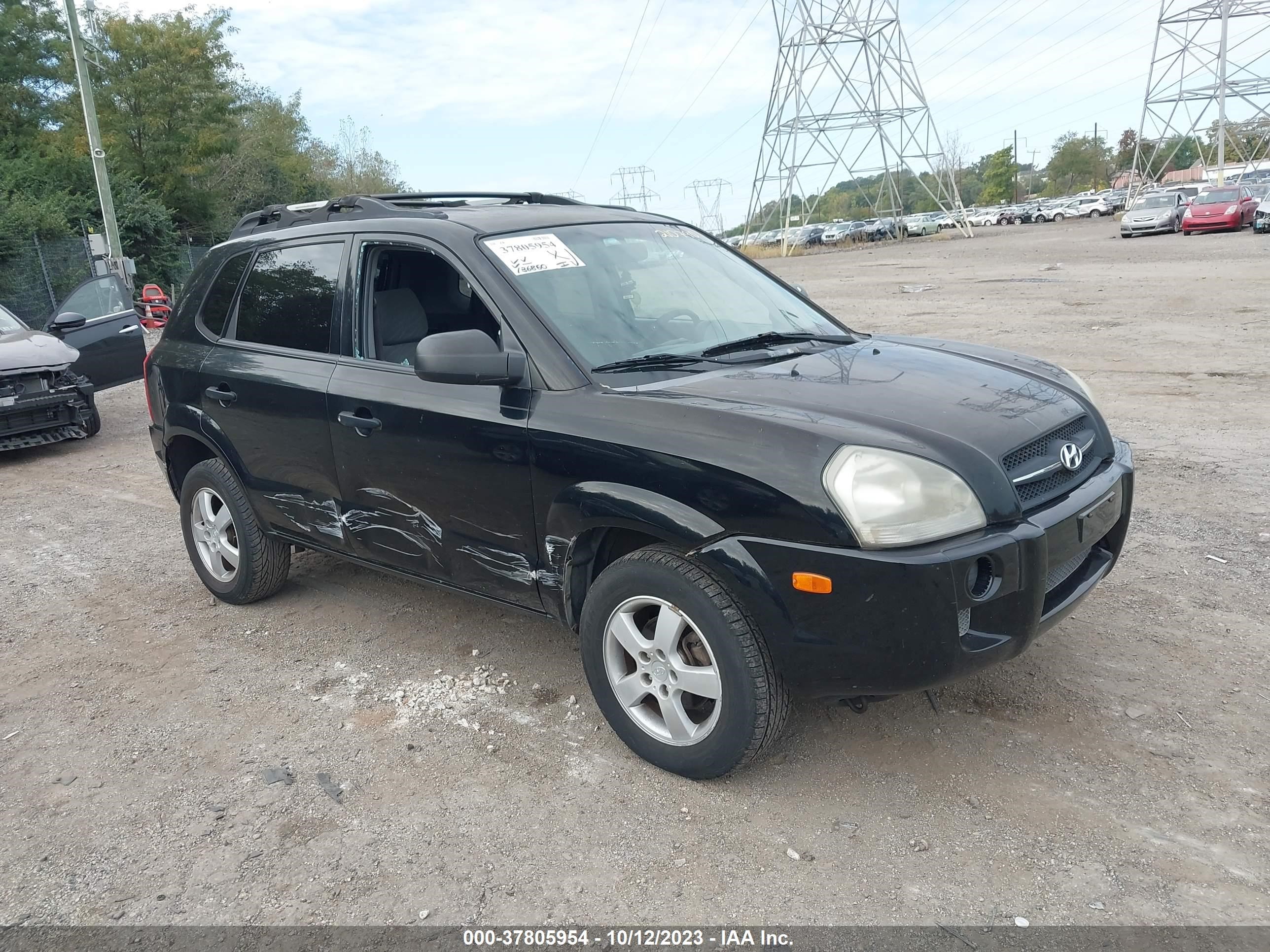 HYUNDAI TUCSON 2005 km8jm12b65u210790