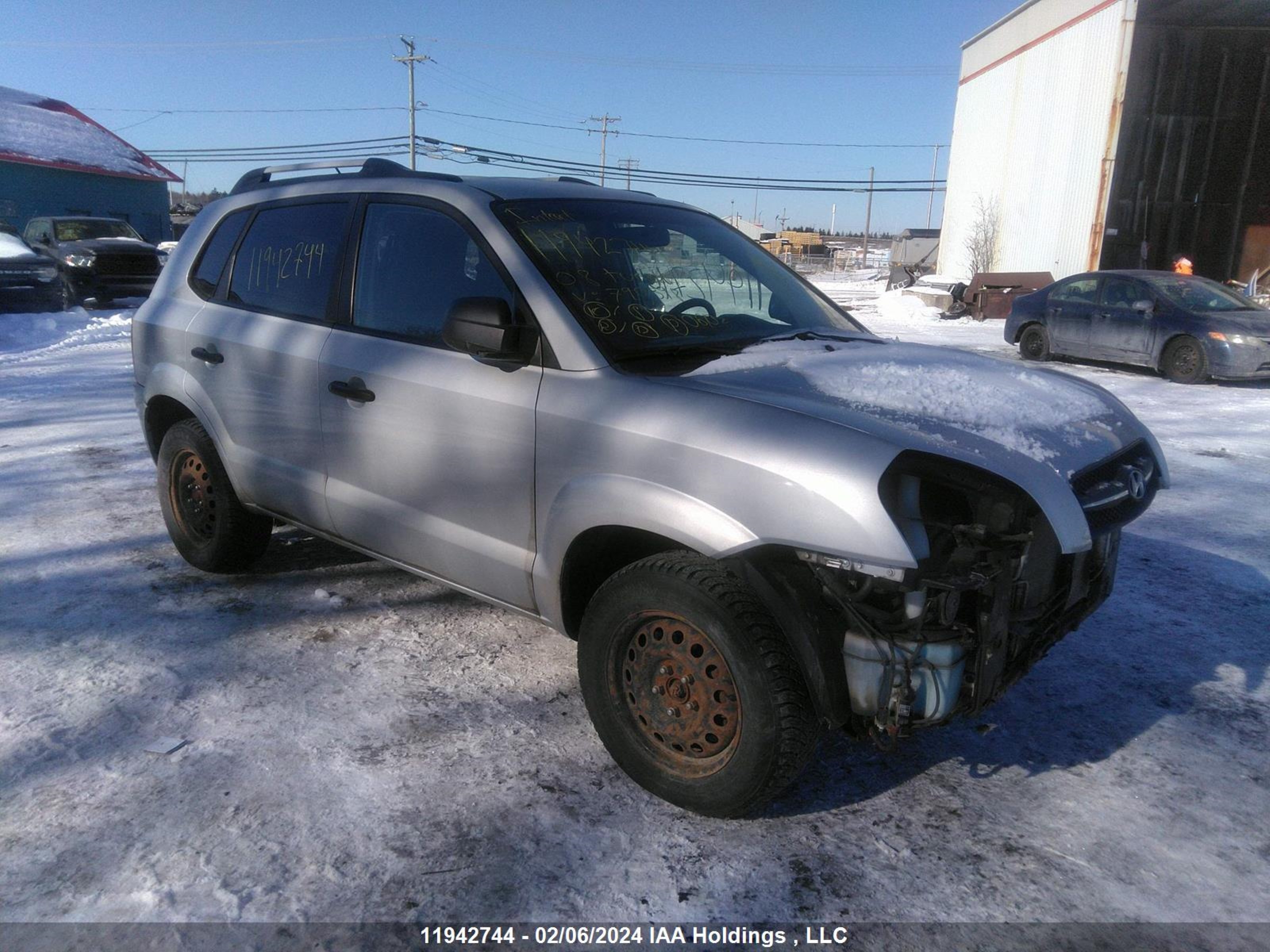 HYUNDAI TUCSON 2008 km8jm12b68u790398