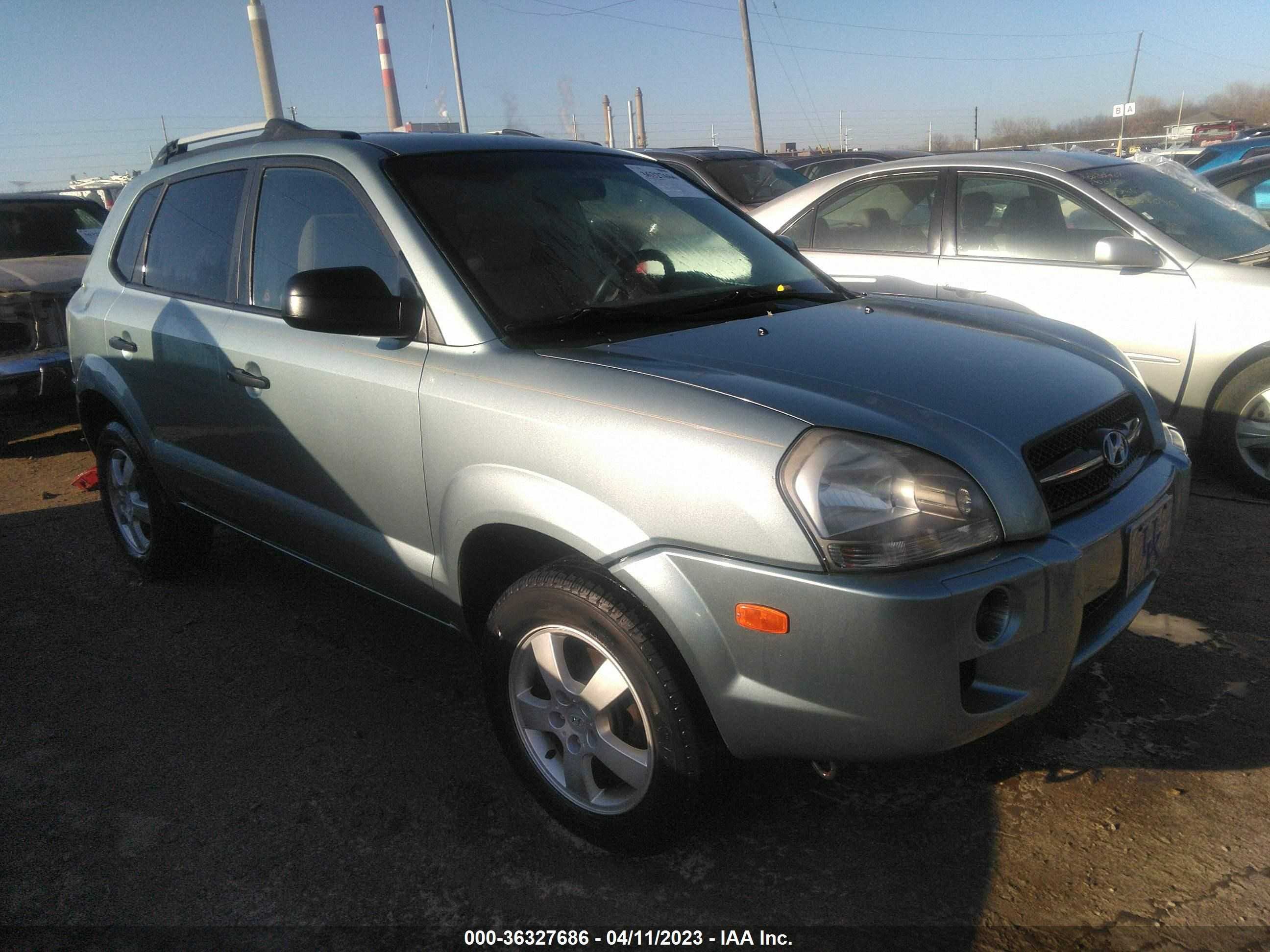 HYUNDAI TUCSON 2007 km8jm12b77u545608