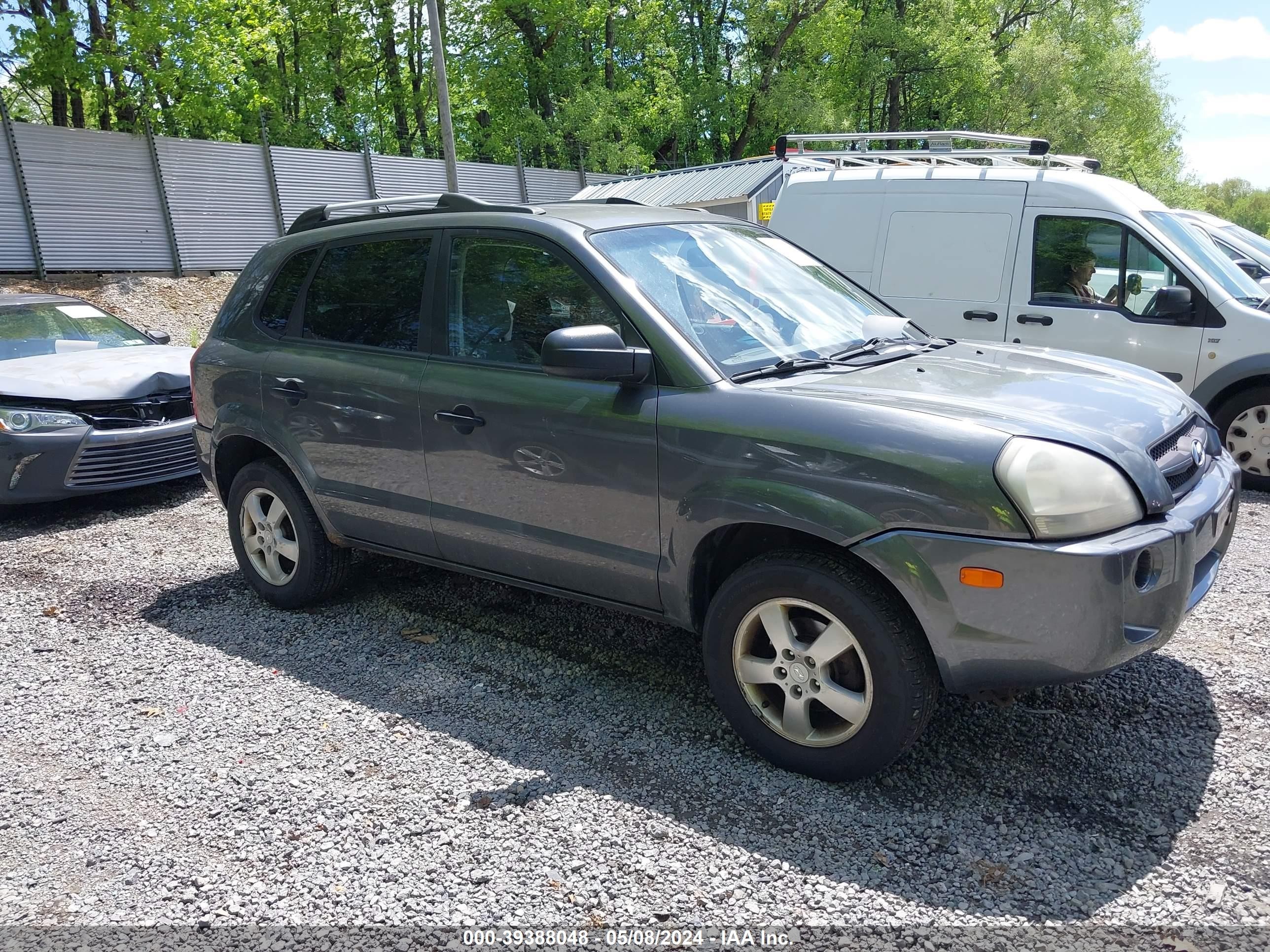 HYUNDAI TUCSON 2008 km8jm12b78u715452