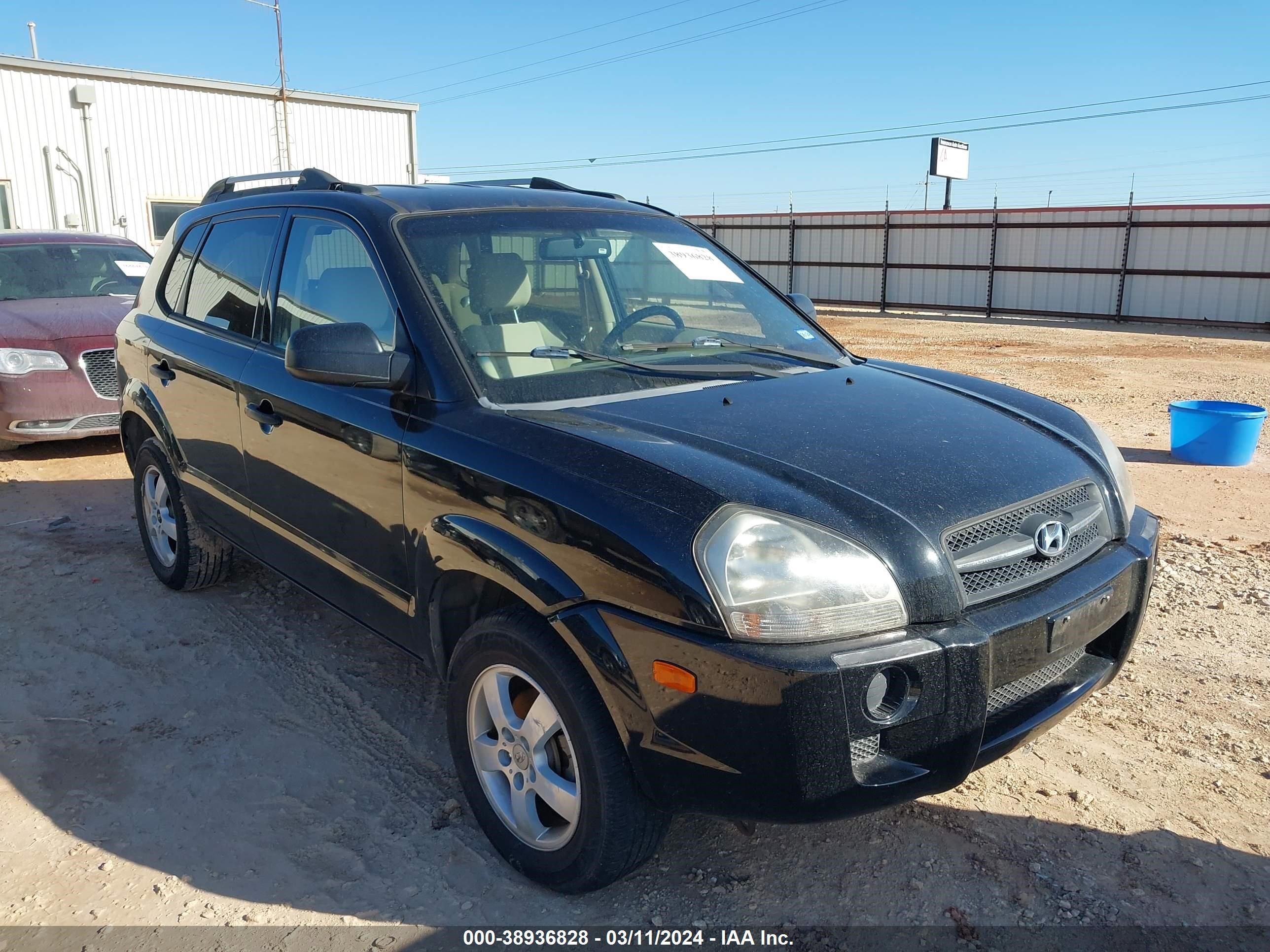 HYUNDAI TUCSON 2008 km8jm12b78u767101