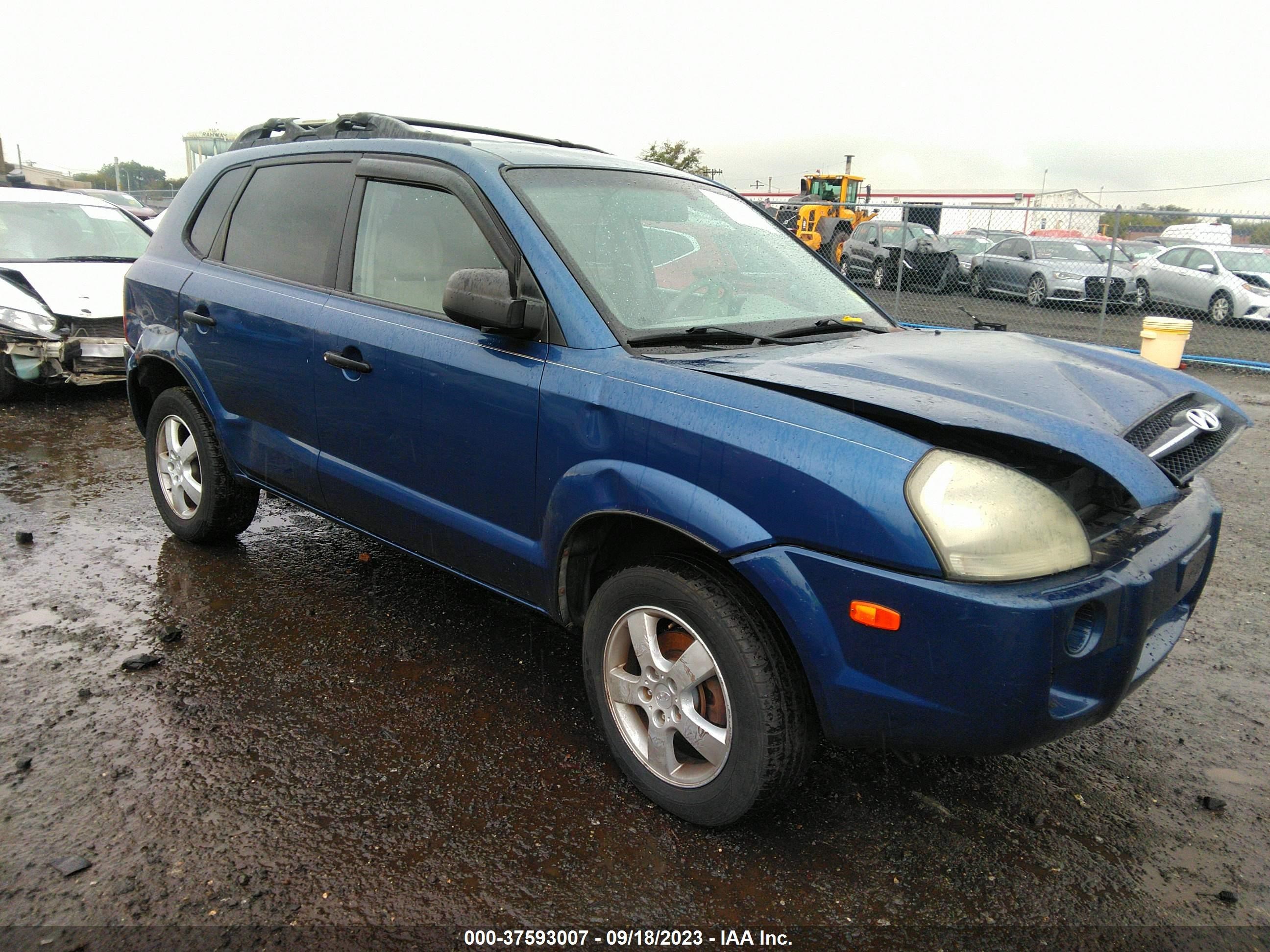 HYUNDAI TUCSON 2005 km8jm12b85u147109