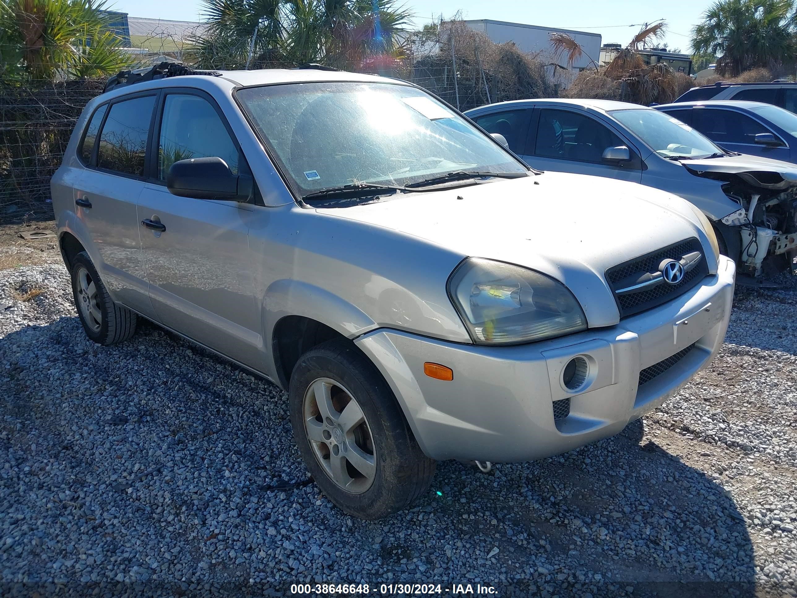 HYUNDAI TUCSON 2006 km8jm12b86u251097