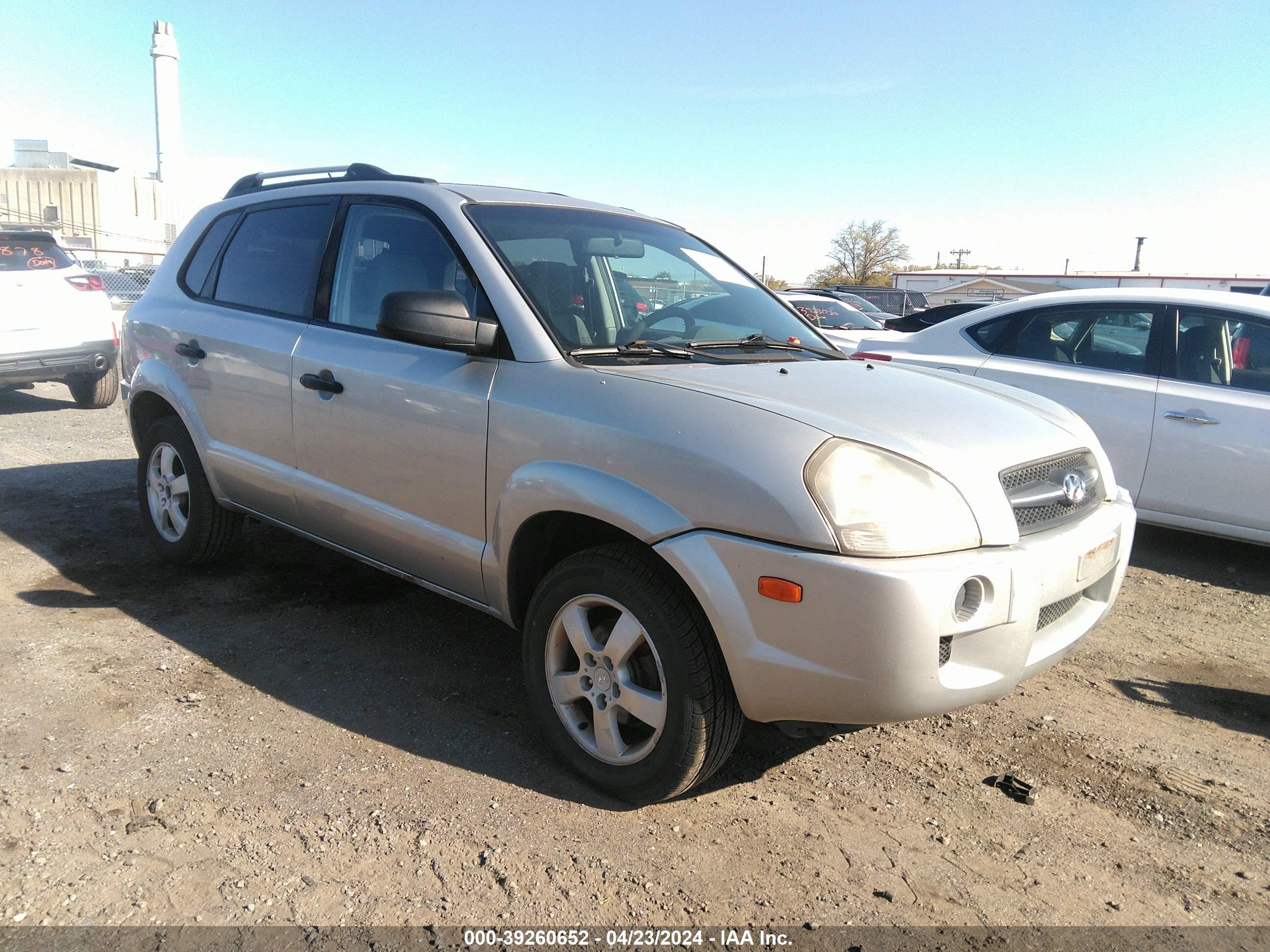 HYUNDAI TUCSON 2007 km8jm12b87u536982