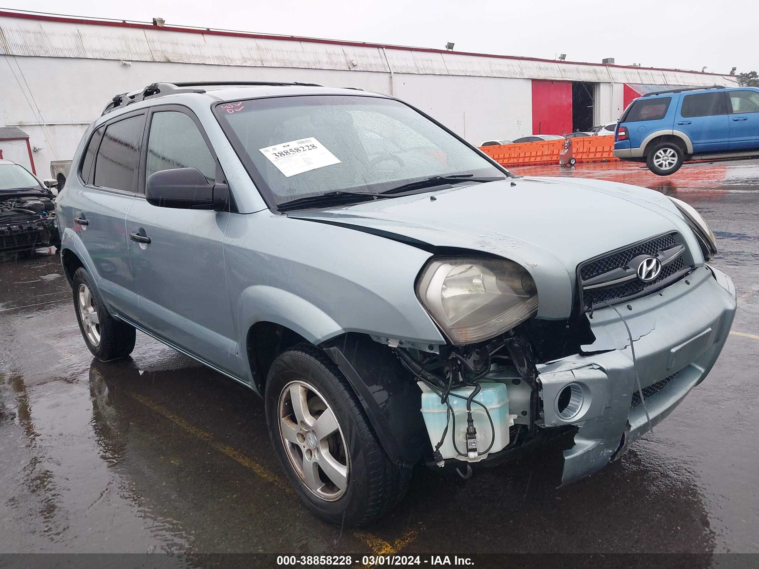 HYUNDAI TUCSON 2007 km8jm12b87u563437