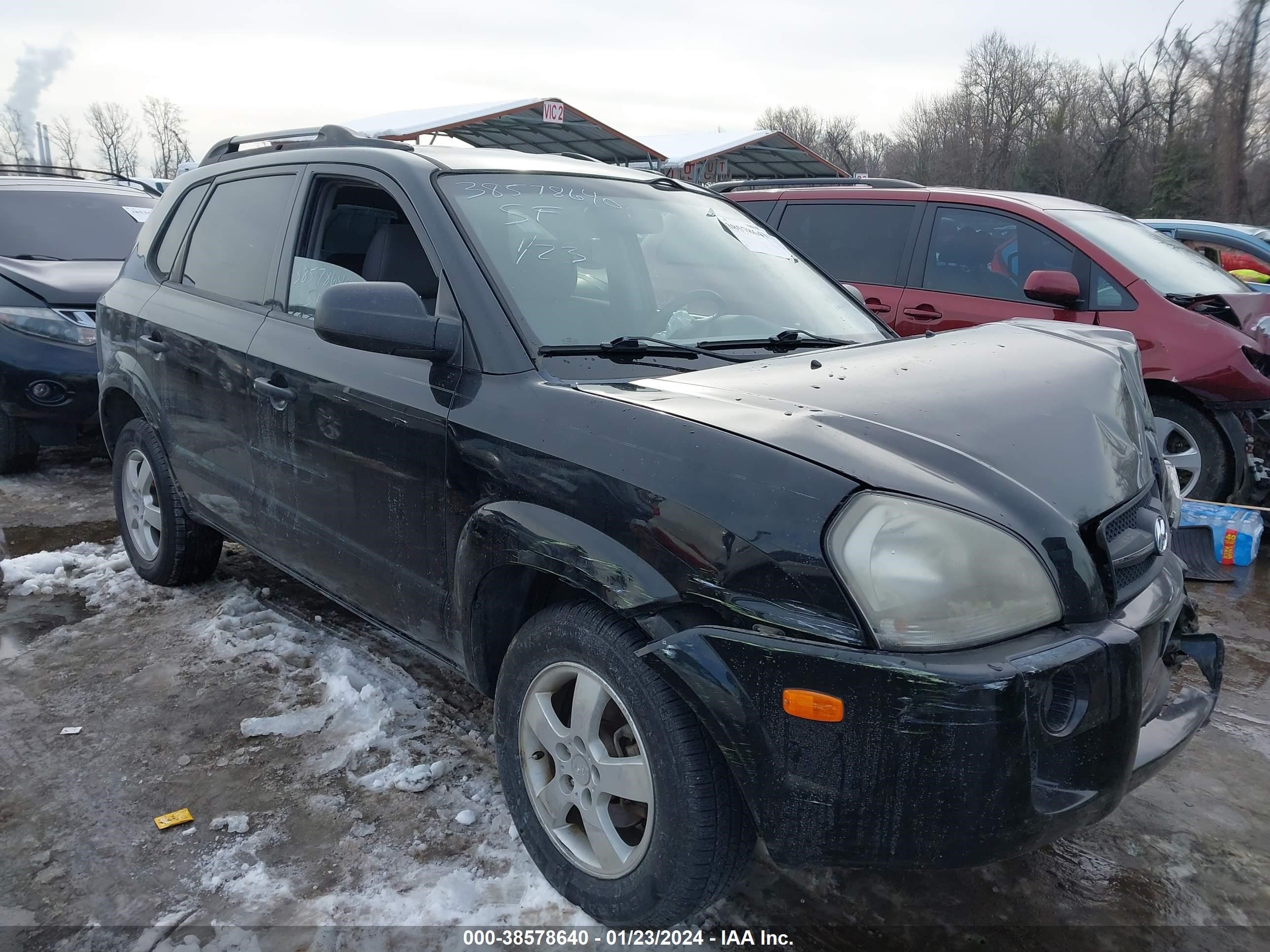 HYUNDAI TUCSON 2008 km8jm12b88u732518