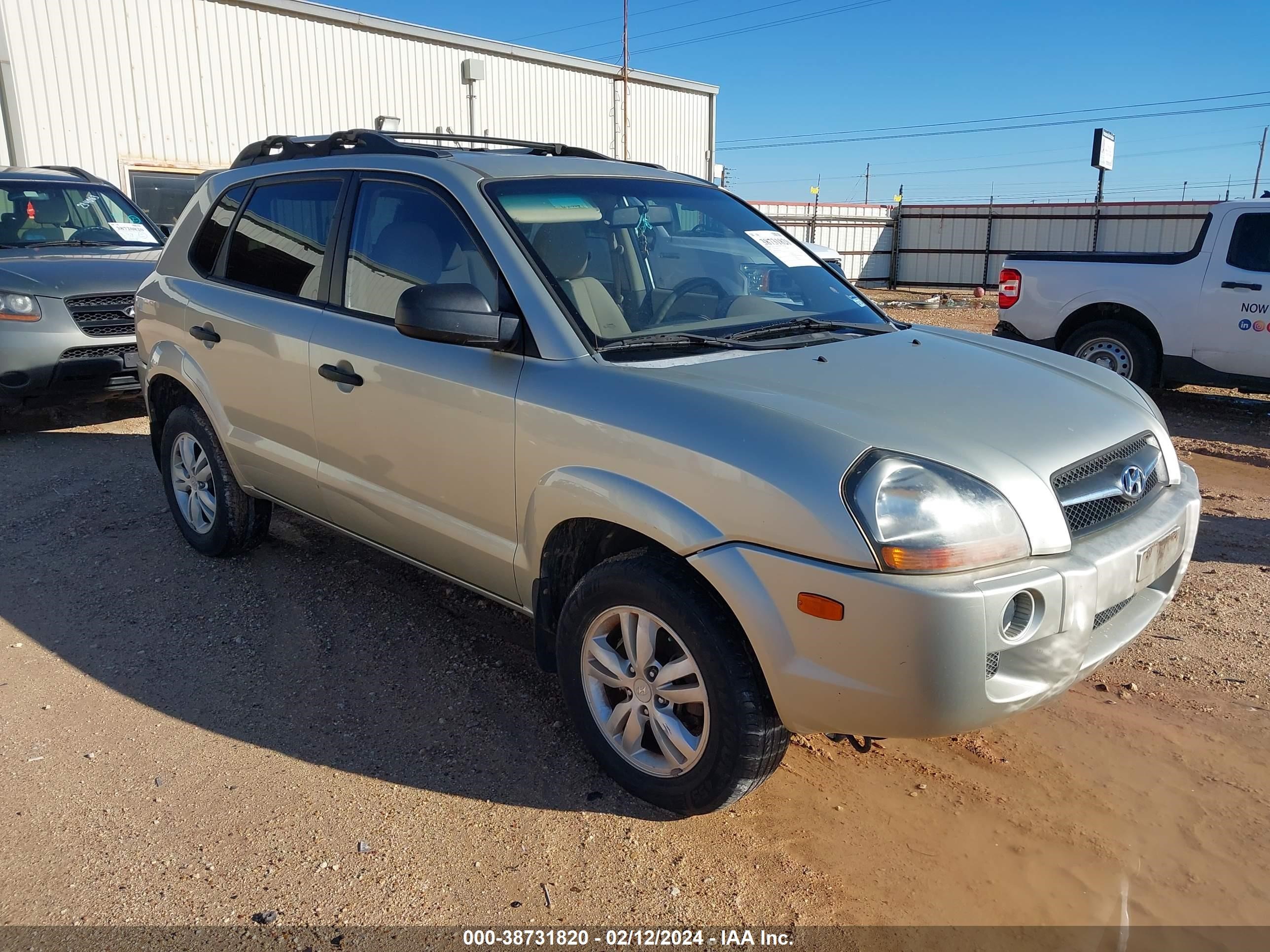 HYUNDAI TUCSON 2009 km8jm12b89u037585