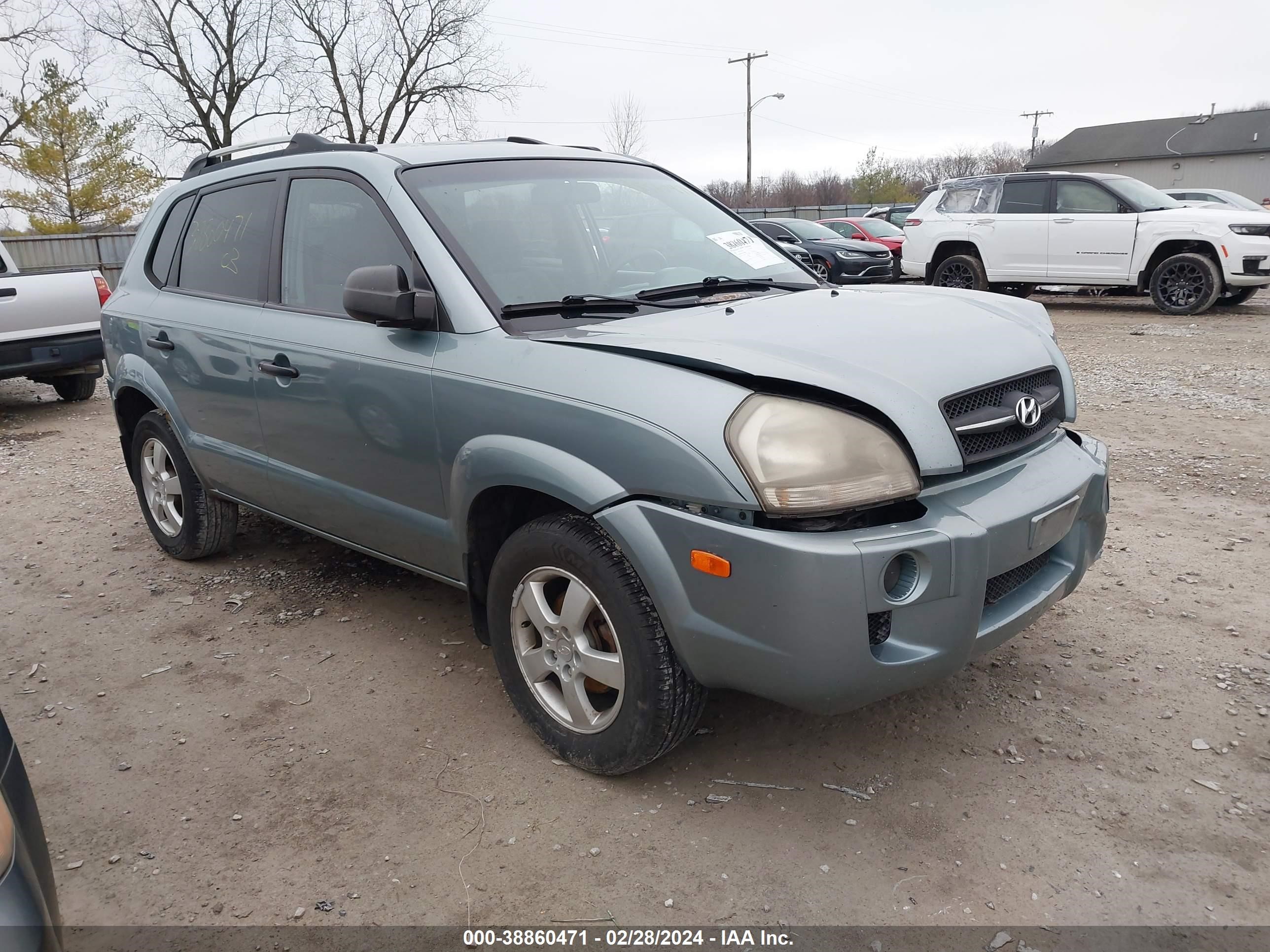 HYUNDAI TUCSON 2005 km8jm12b95u180880