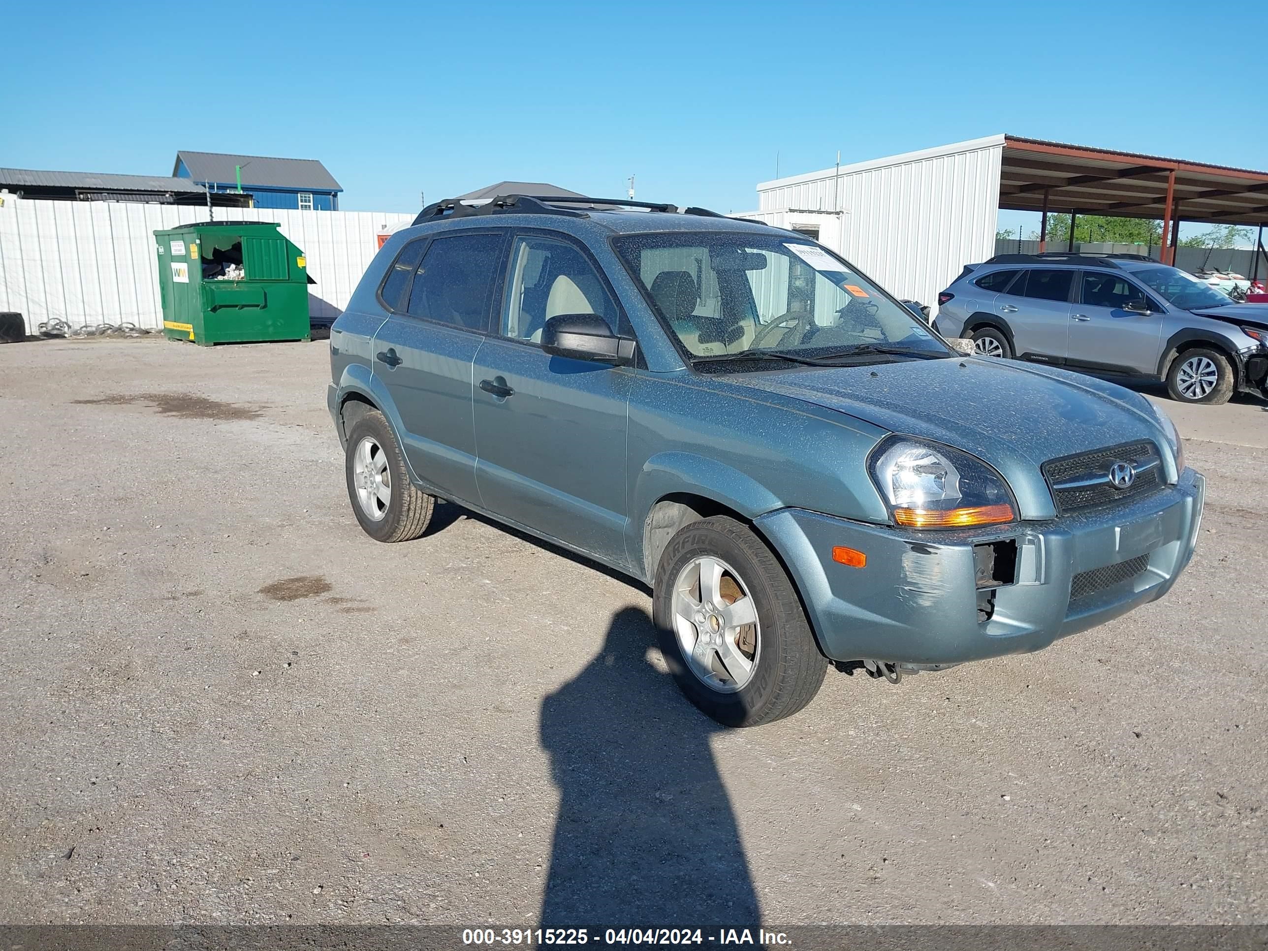 HYUNDAI TUCSON 2007 km8jm12b97u496959