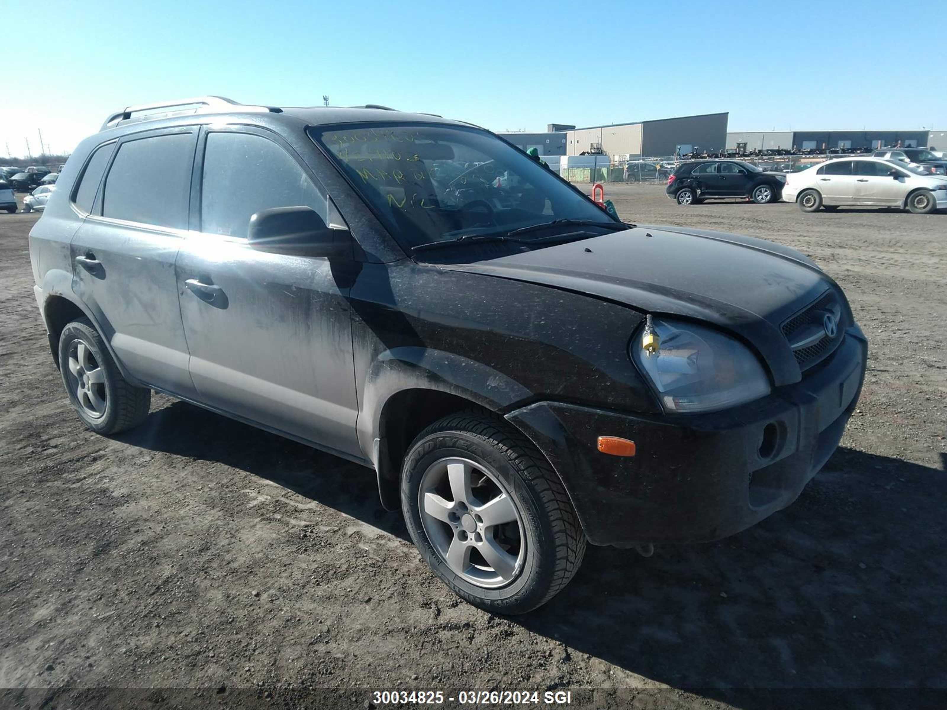 HYUNDAI TUCSON 2007 km8jm12b97u514103