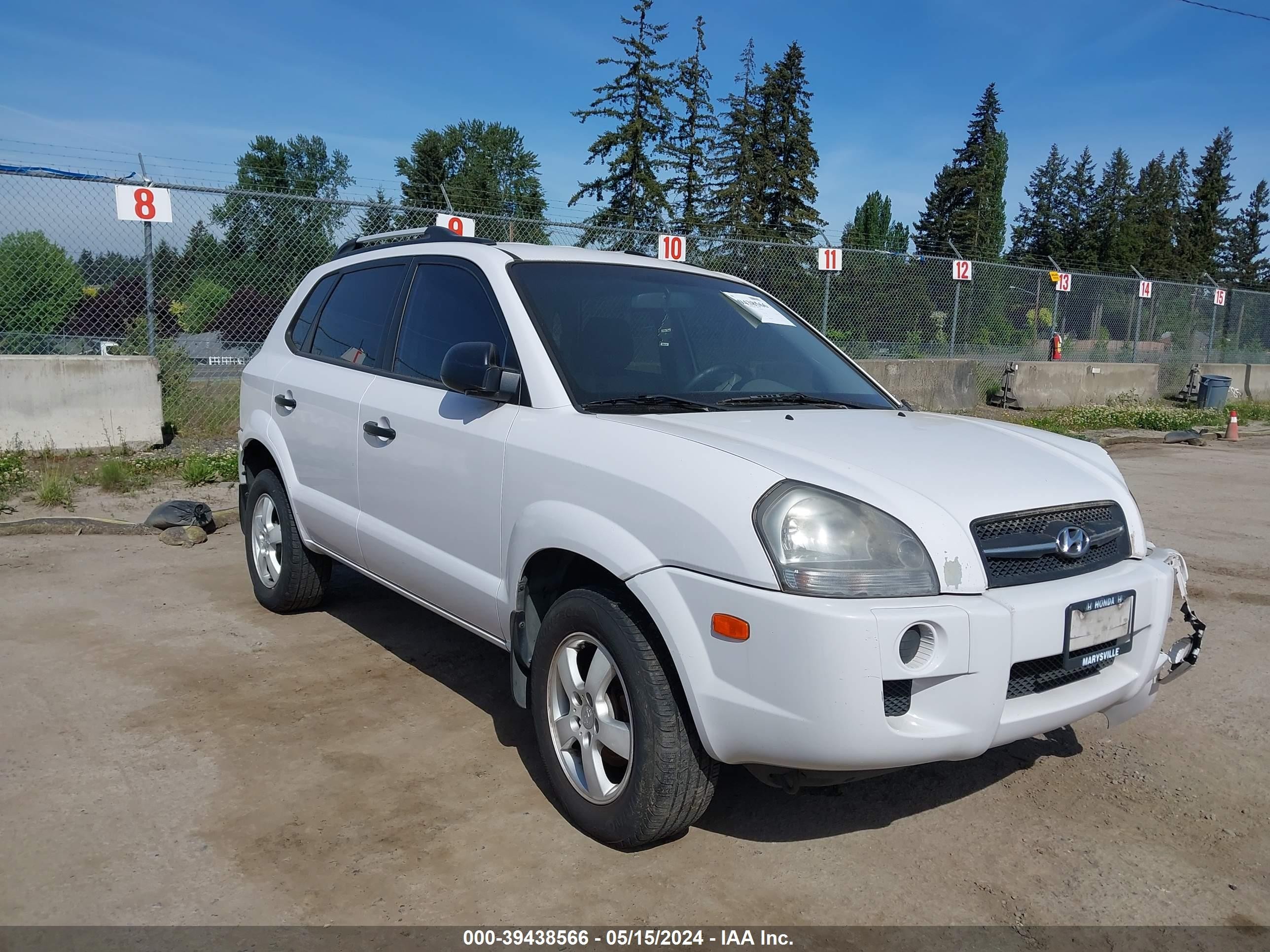 HYUNDAI TUCSON 2007 km8jm12b97u562622