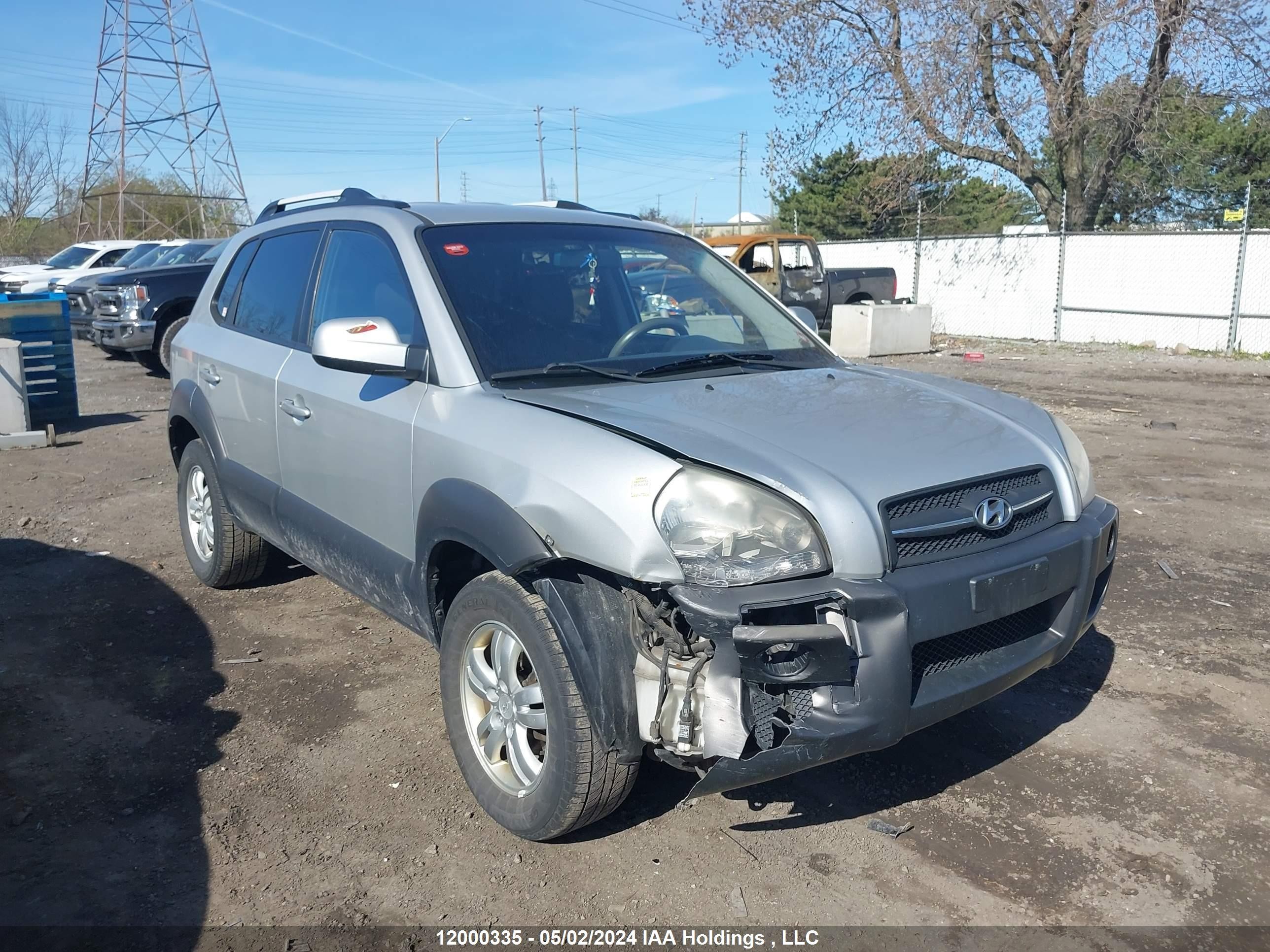 HYUNDAI TUCSON 2008 km8jm12d08u730473