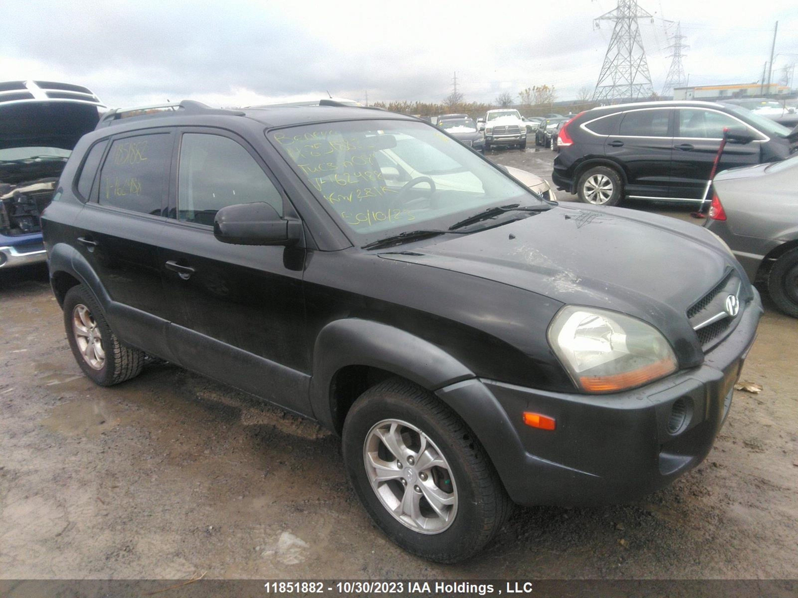 HYUNDAI TUCSON 2009 km8jm12d89u162488