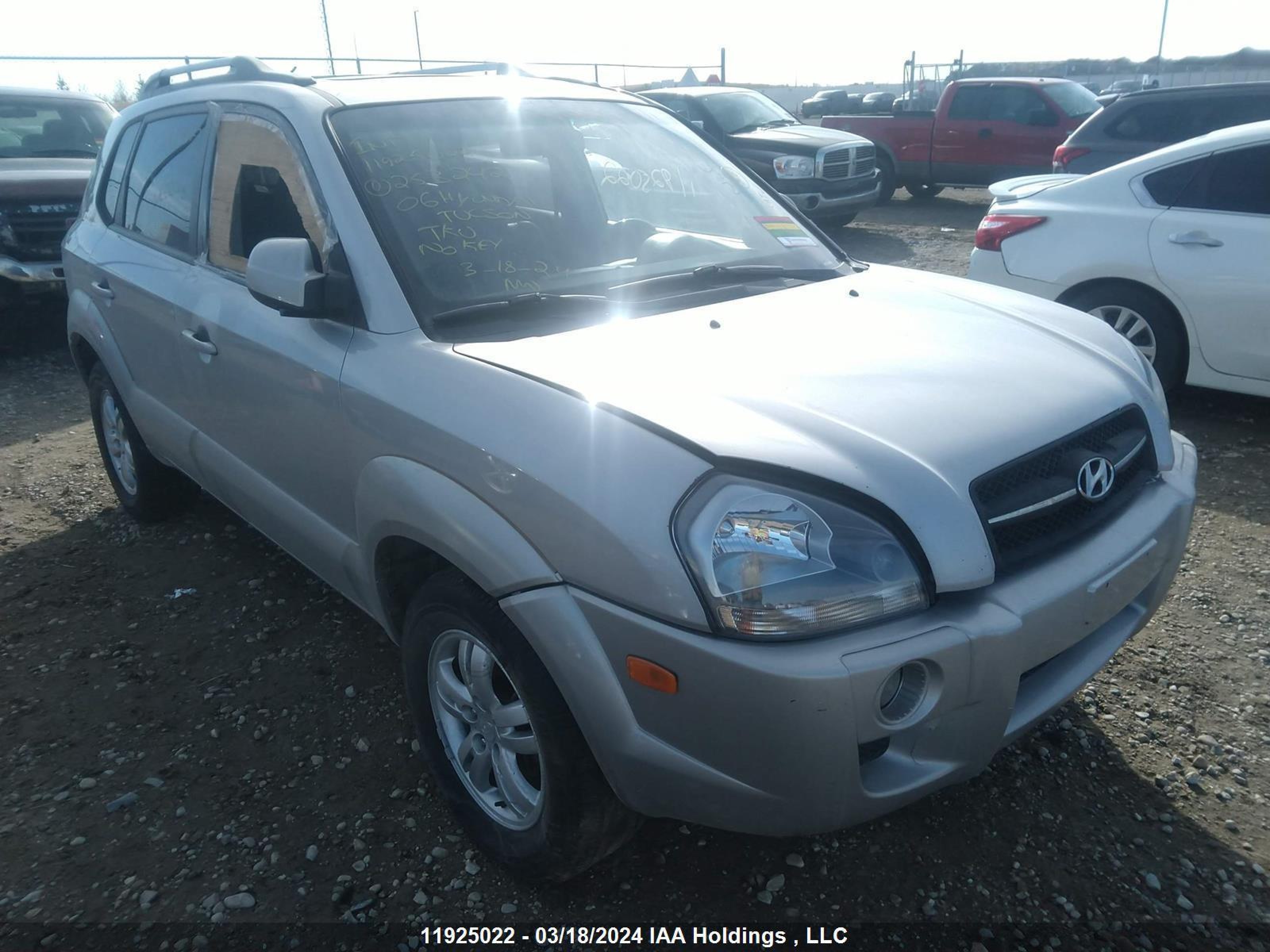 HYUNDAI TUCSON 2006 km8jm72d66u253242