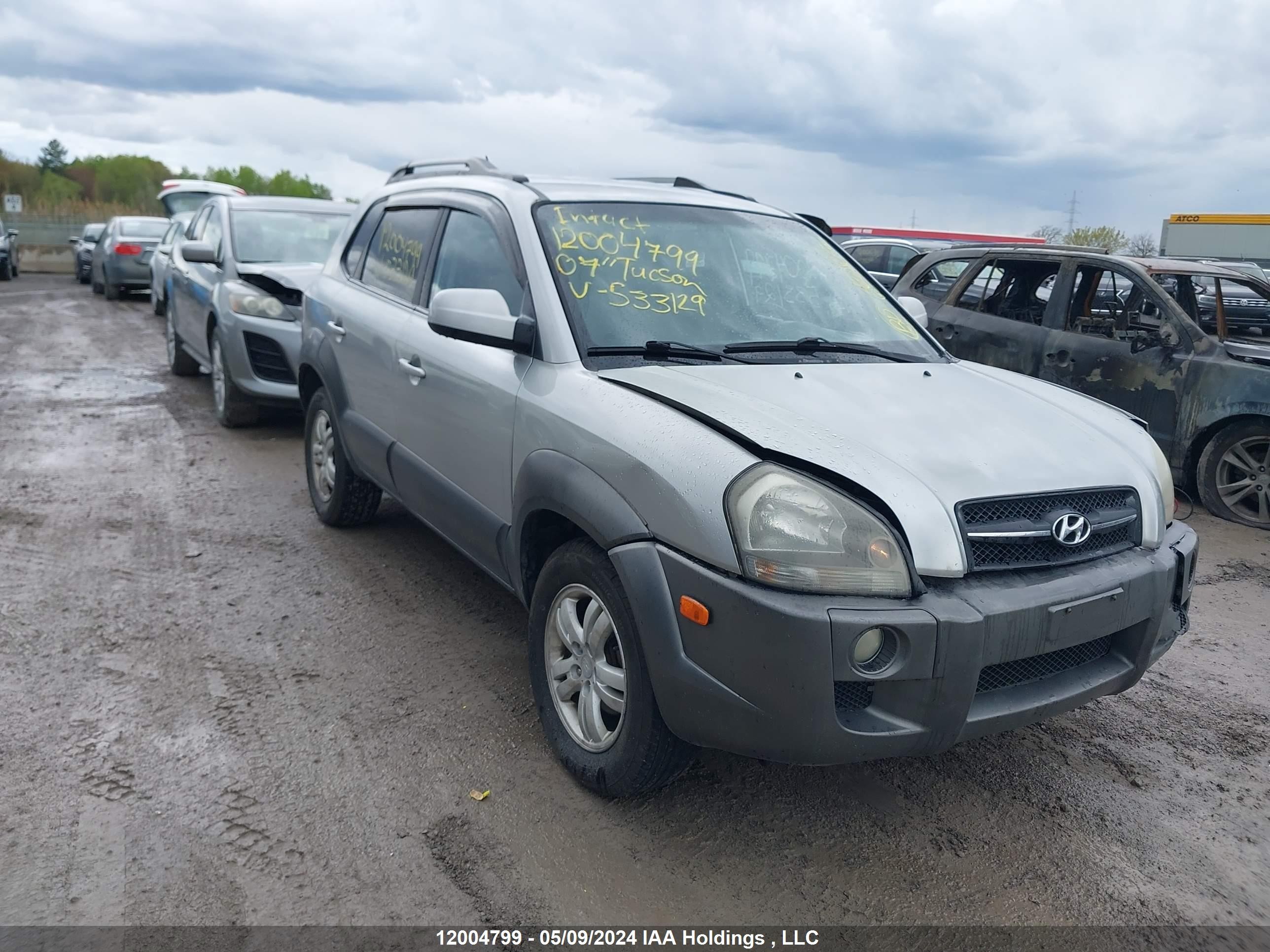 HYUNDAI TUCSON 2007 km8jm72d67u533129