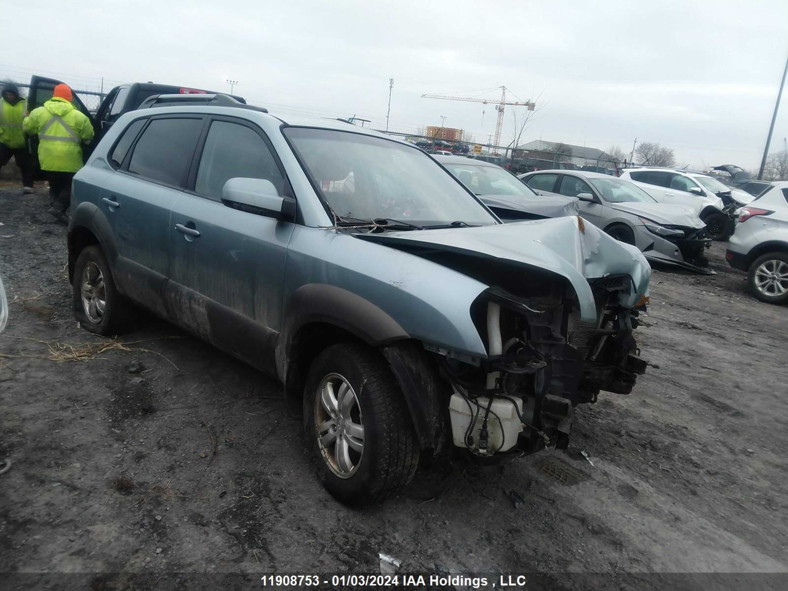 HYUNDAI TUCSON 2008 km8jm72d88u883010