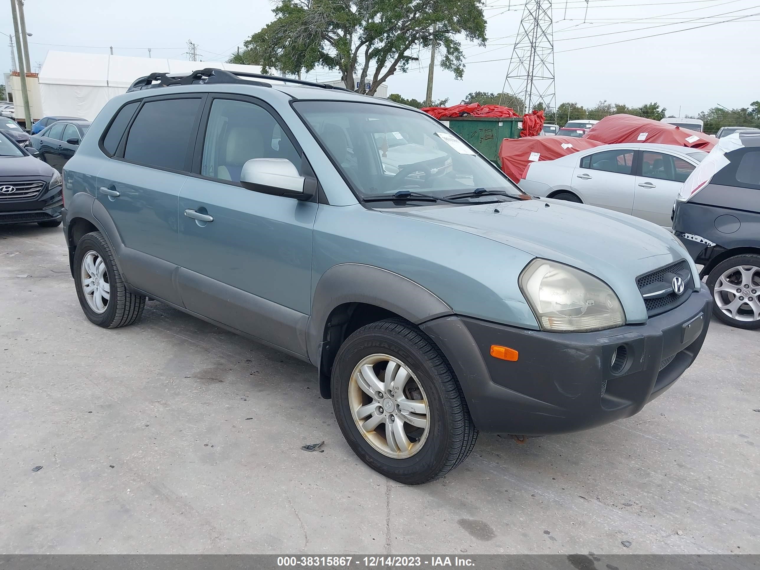 HYUNDAI TUCSON 2006 km8jn12d06u271598