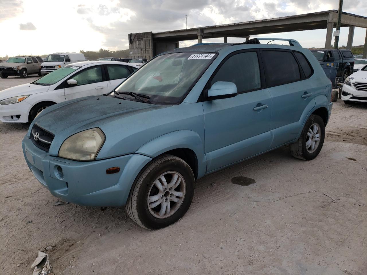 HYUNDAI TUCSON 2006 km8jn12d16u375484