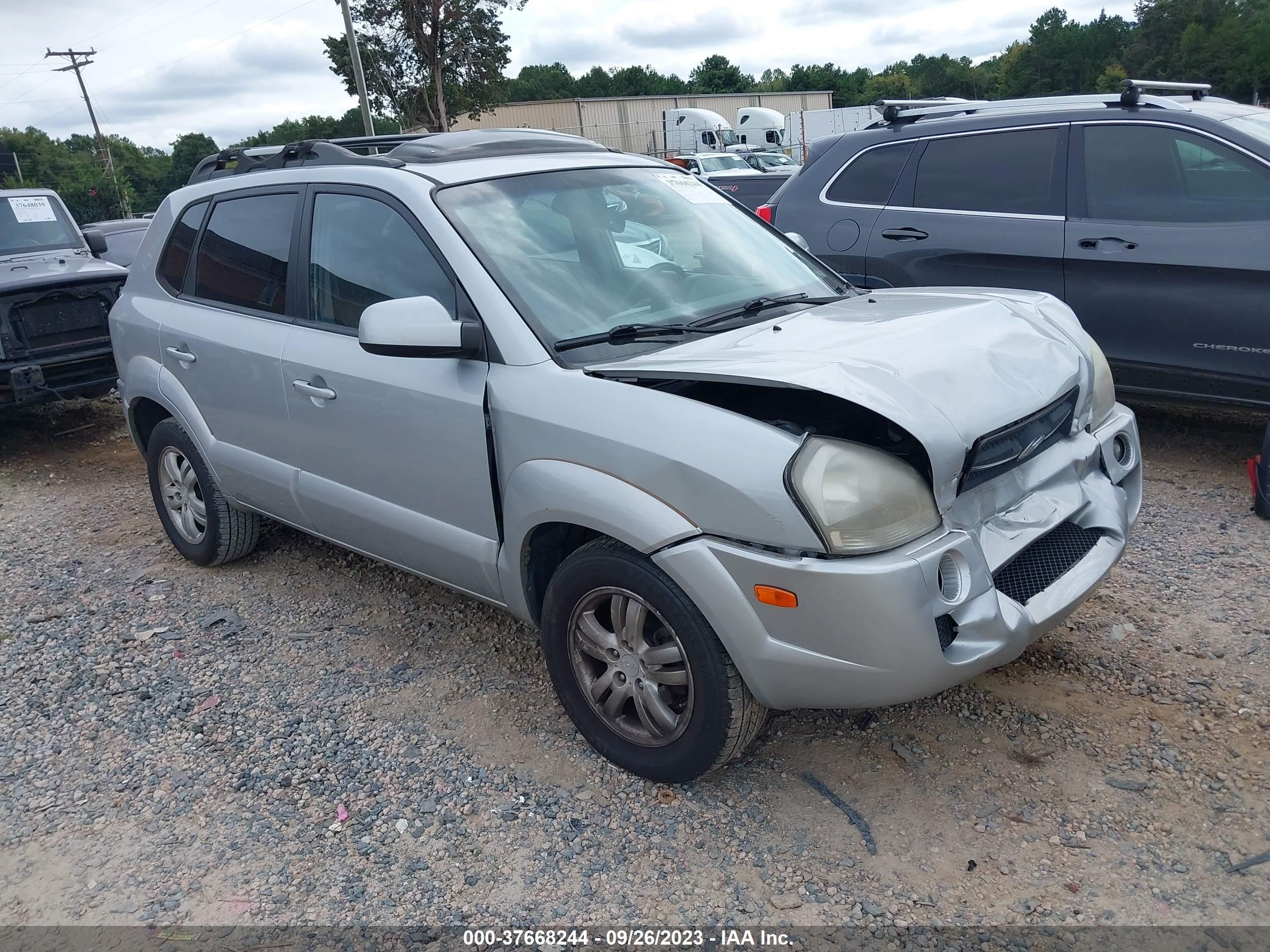 HYUNDAI TUCSON 2007 km8jn12d17u625128