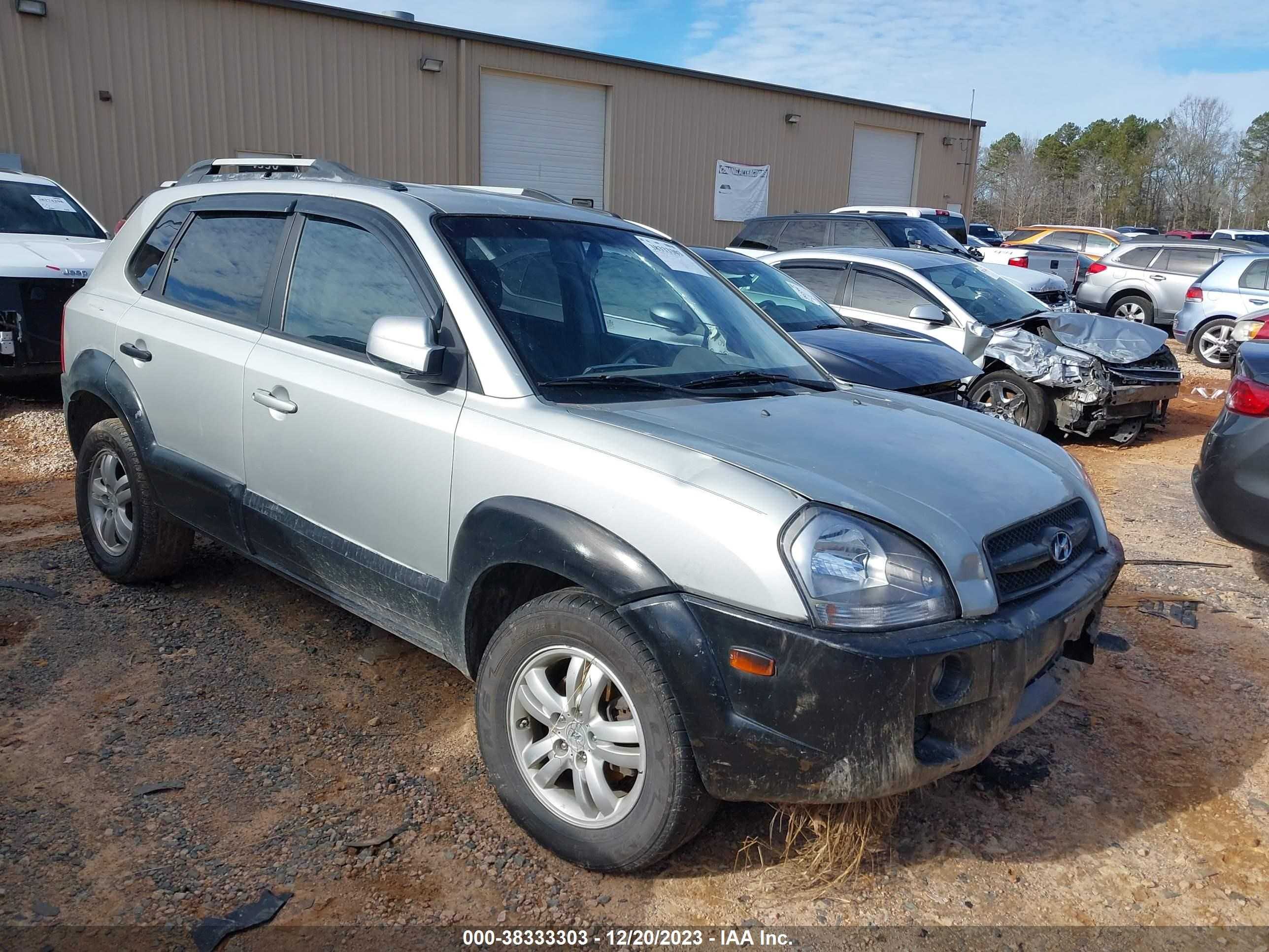 HYUNDAI TUCSON 2008 km8jn12d18u861795