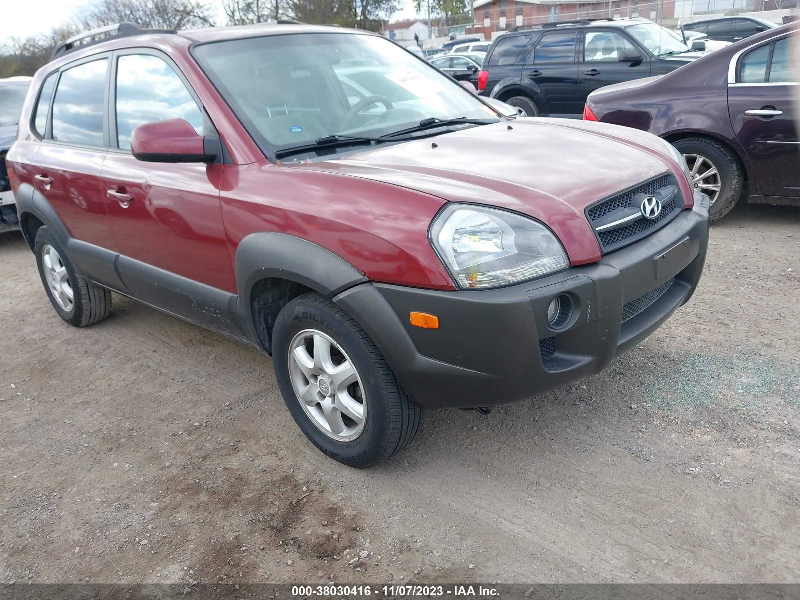 HYUNDAI TUCSON 2005 km8jn12d25u152157