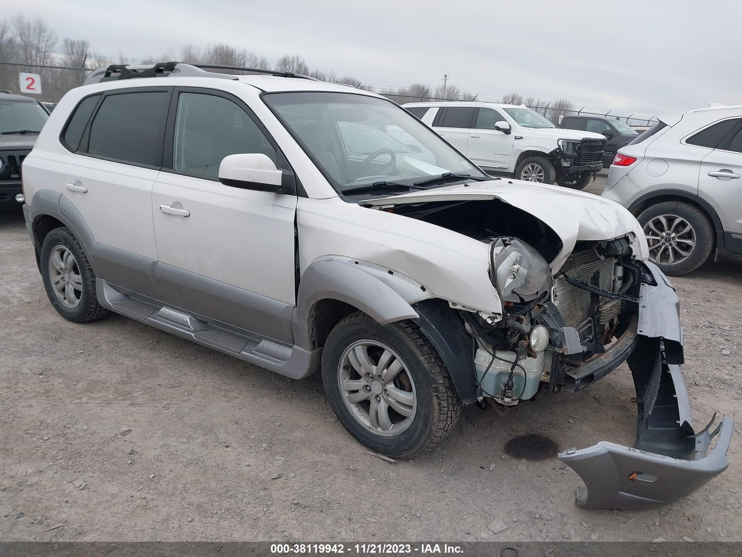 HYUNDAI TUCSON 2008 km8jn12d28u814470