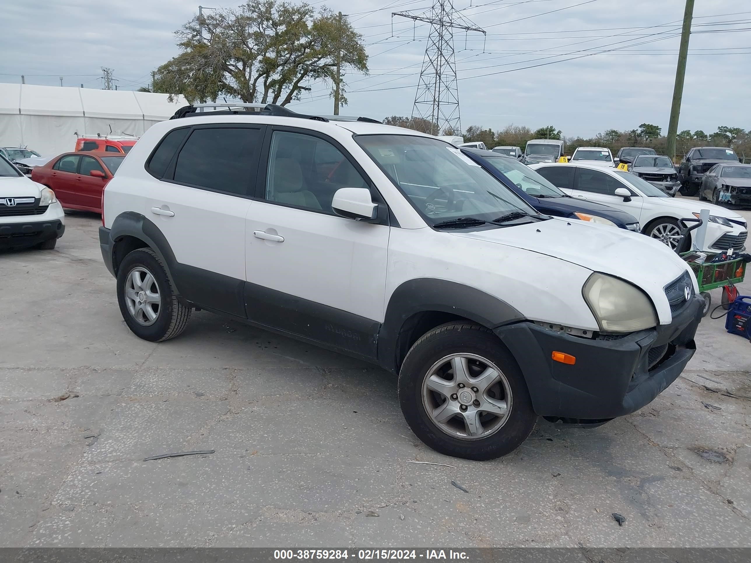 HYUNDAI TUCSON 2005 km8jn12d45u136543