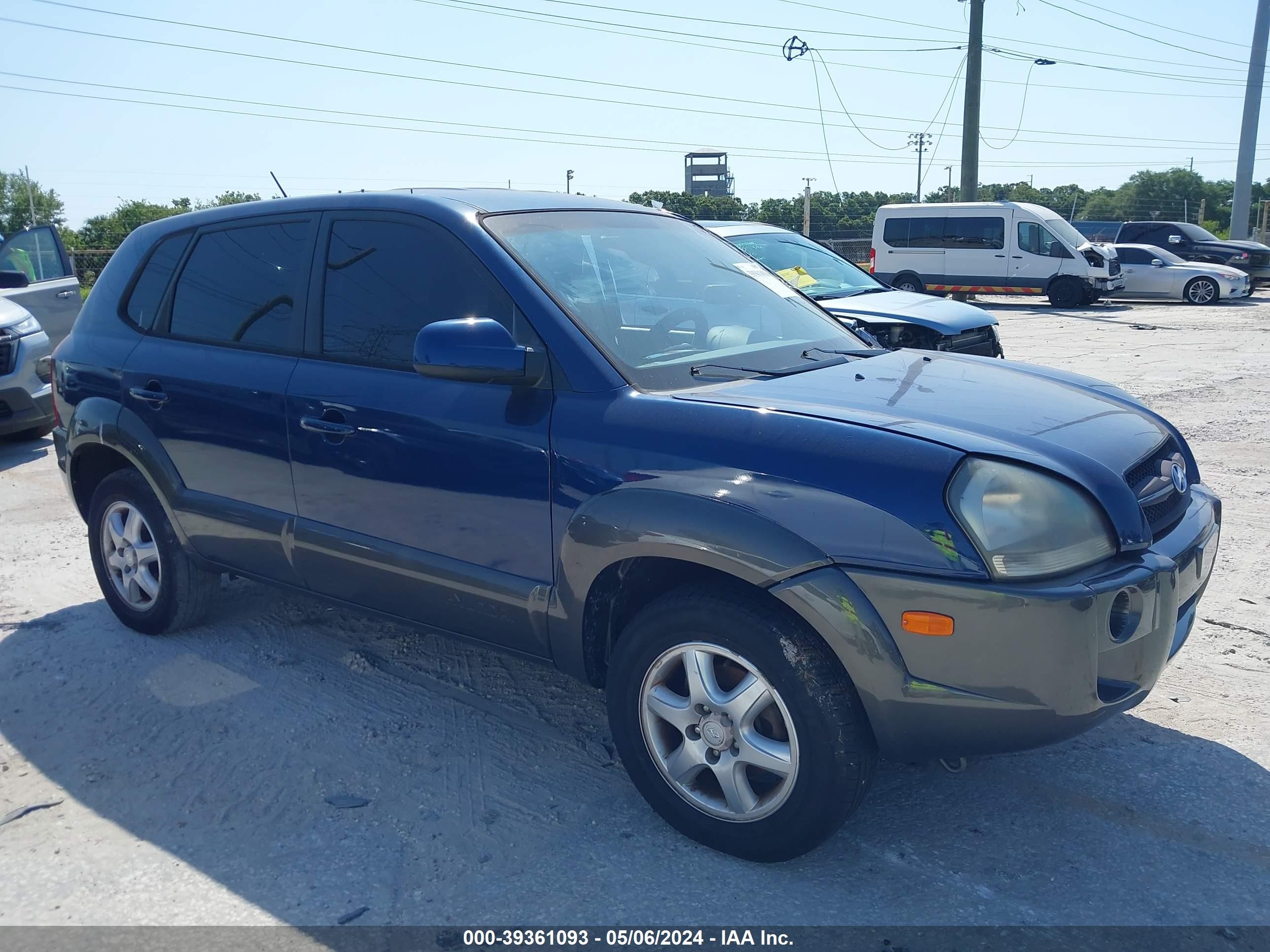 HYUNDAI TUCSON 2005 km8jn12d55u085425