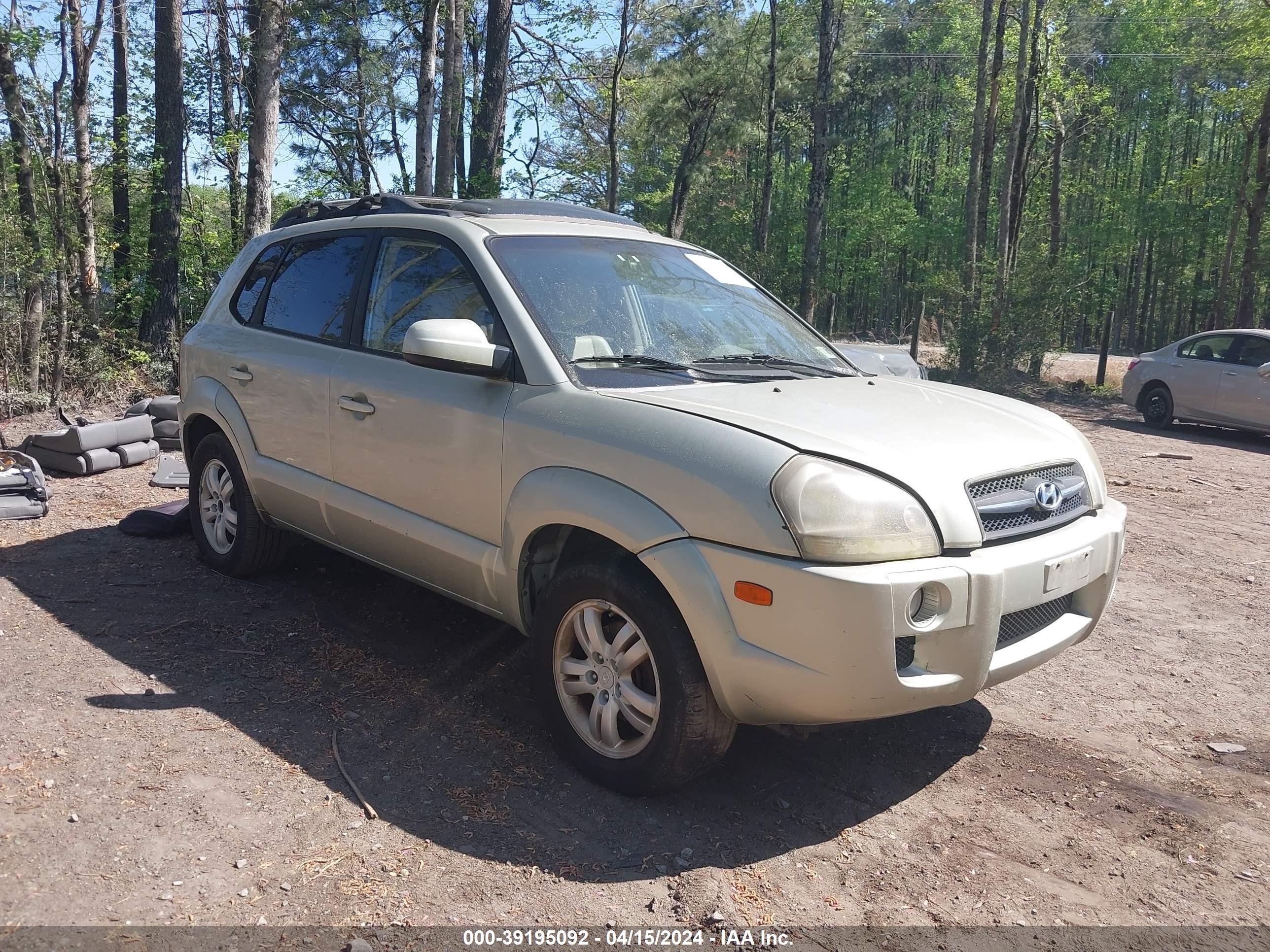 HYUNDAI TUCSON 2006 km8jn12d56u440739