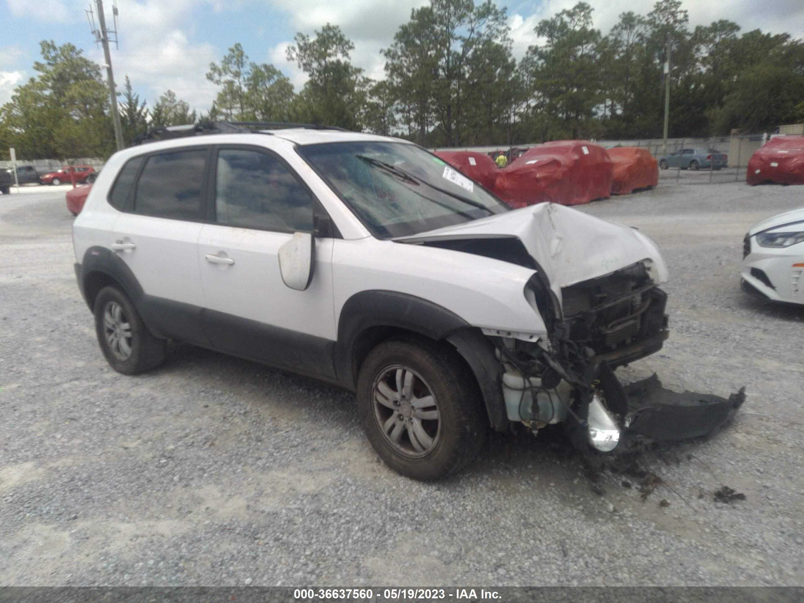 HYUNDAI TUCSON 2007 km8jn12d67u518964