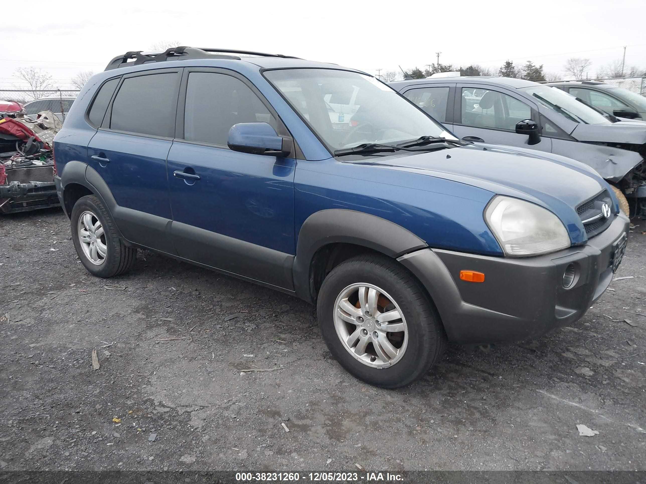 HYUNDAI TUCSON 2007 km8jn12d67u612925