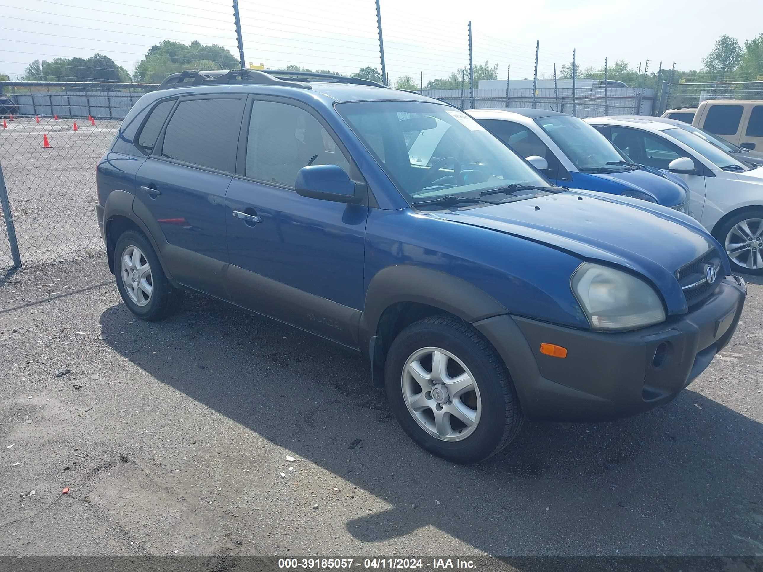 HYUNDAI TUCSON 2005 km8jn12d75u084387