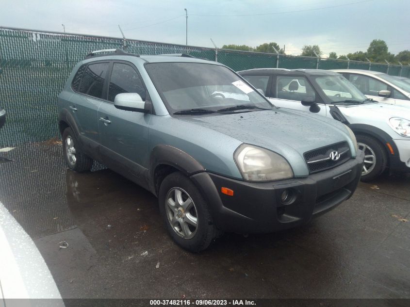 HYUNDAI TUCSON 2005 km8jn12d75u097575