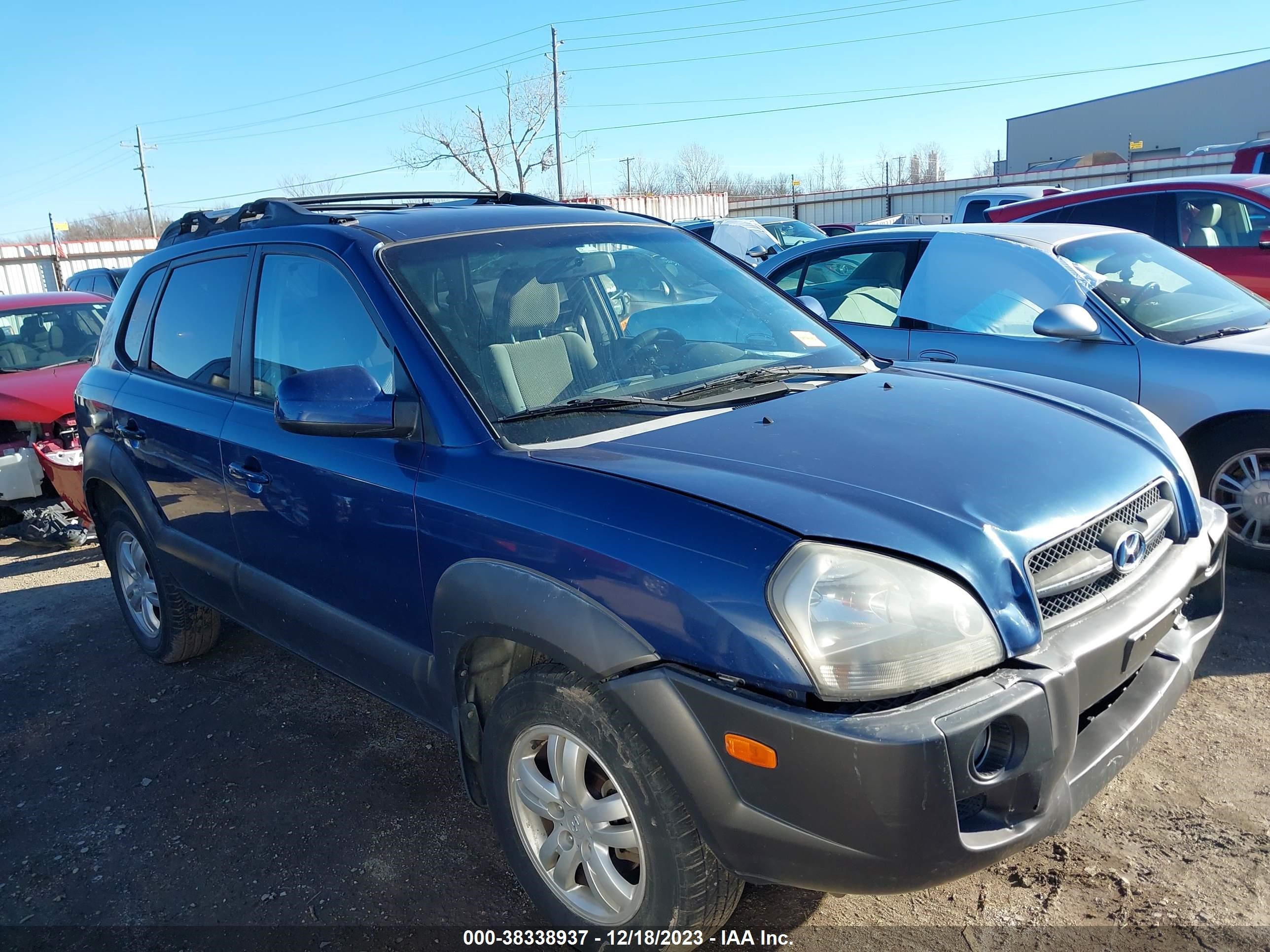 HYUNDAI TUCSON 2006 km8jn12d76u365915