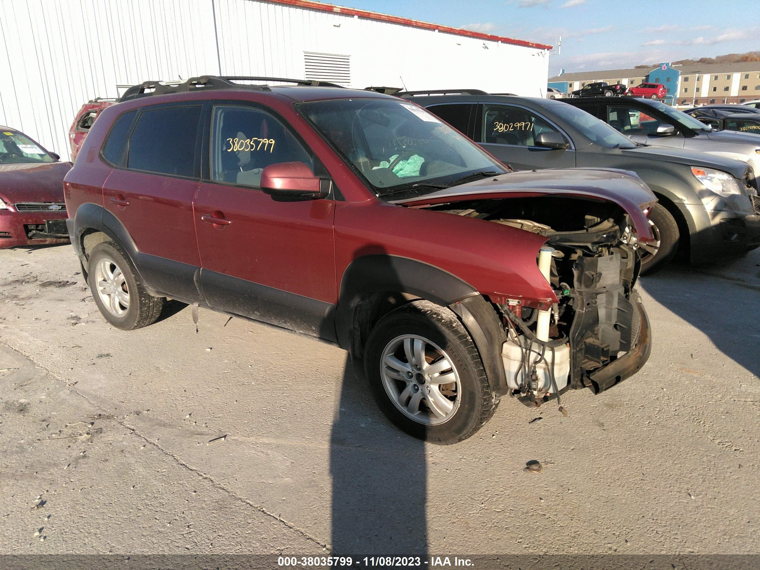 HYUNDAI TUCSON 2006 km8jn12d76u439415