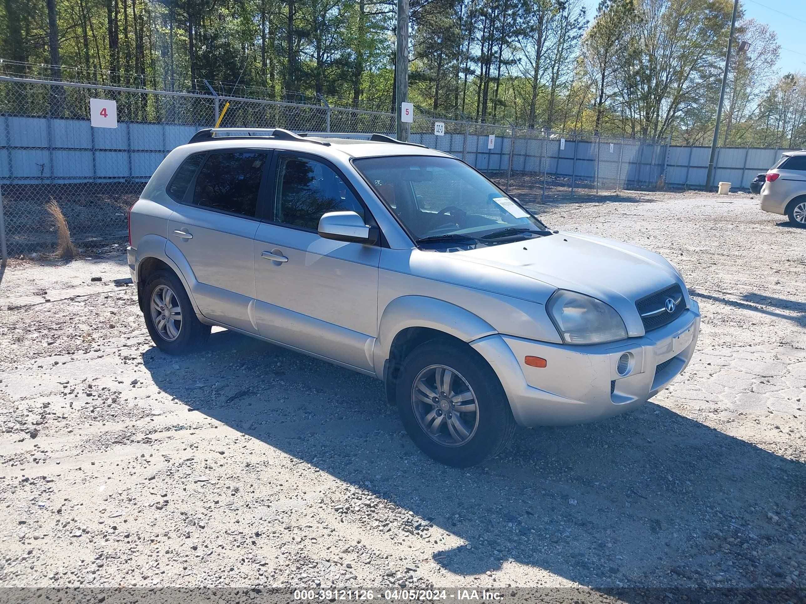 HYUNDAI TUCSON 2007 km8jn12d77u583578