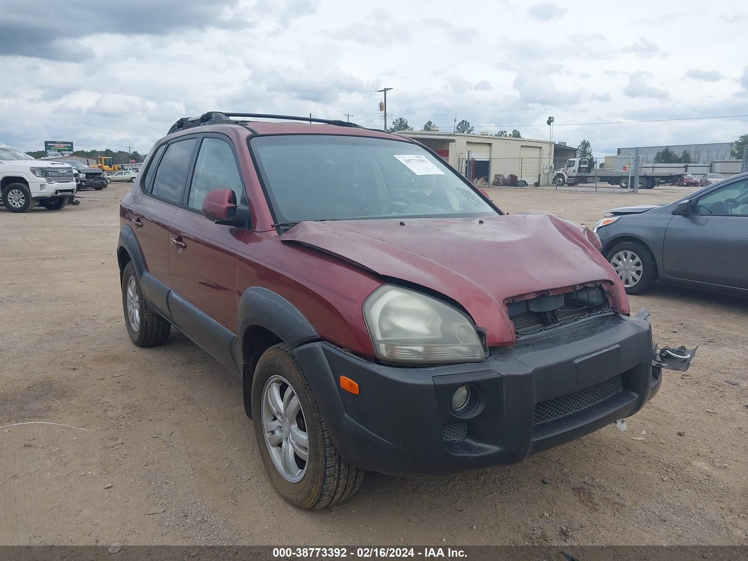 HYUNDAI TUCSON 2007 km8jn12d77u586934