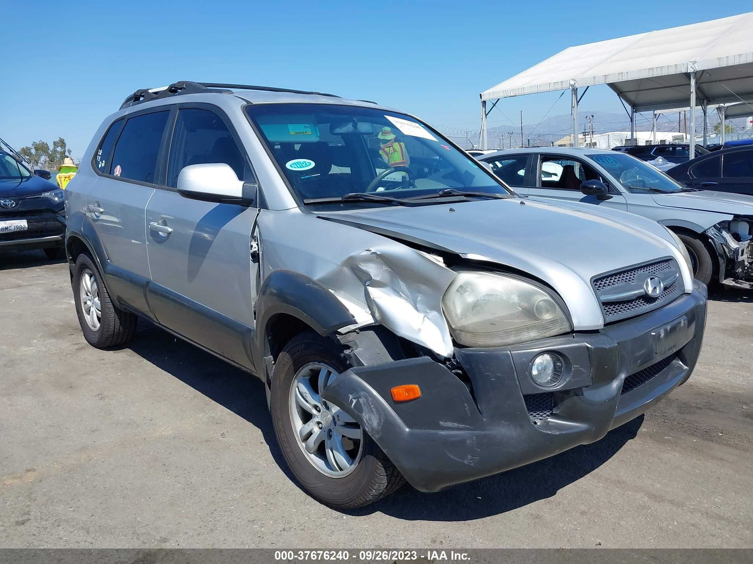 HYUNDAI TUCSON 2007 km8jn12d77u611976