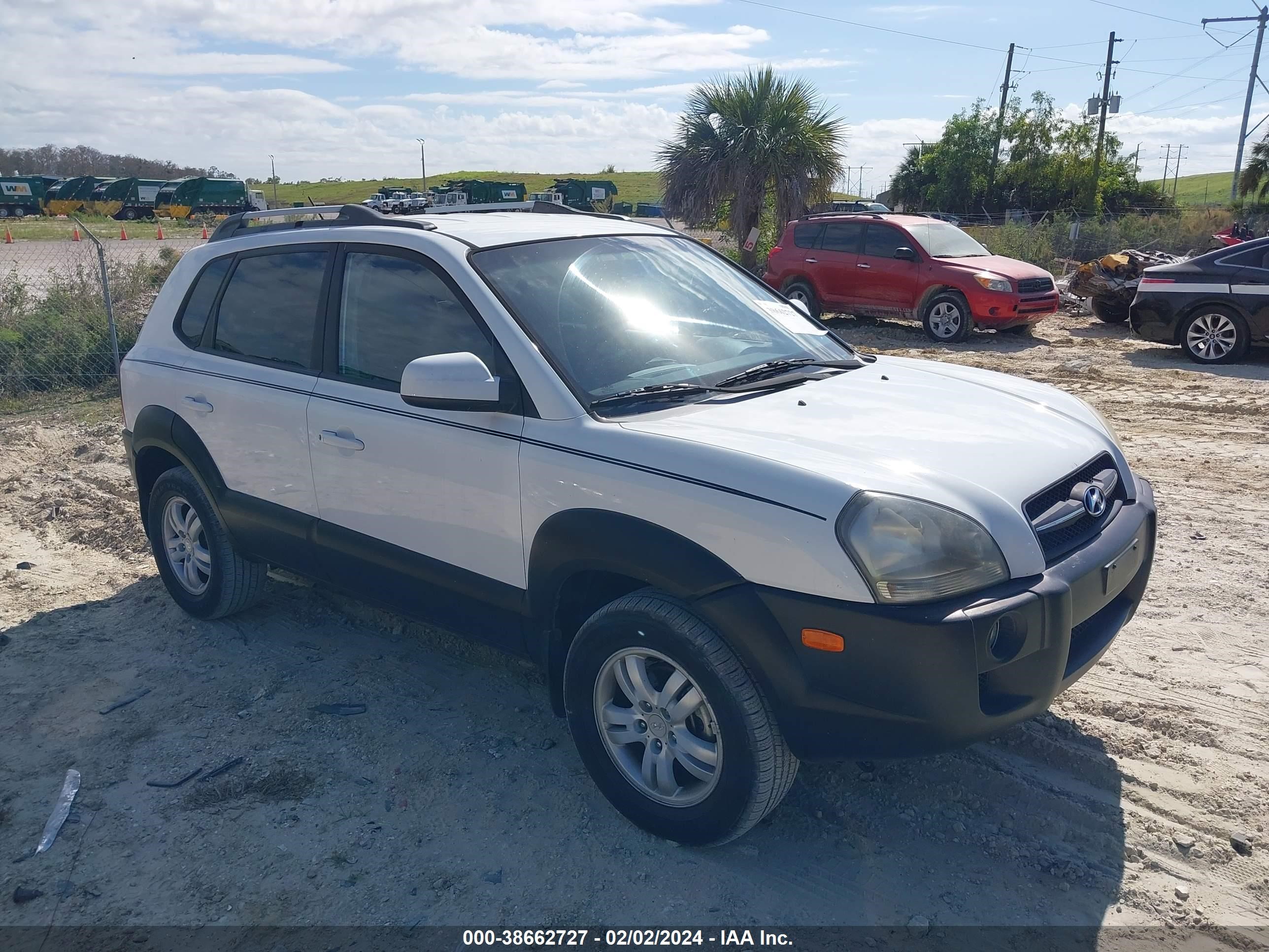 HYUNDAI TUCSON 2007 km8jn12d77u634190