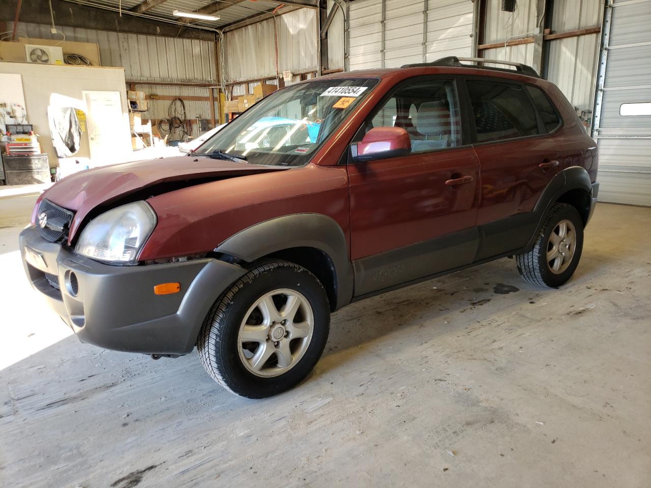 HYUNDAI TUCSON 2005 km8jn12d85u130230