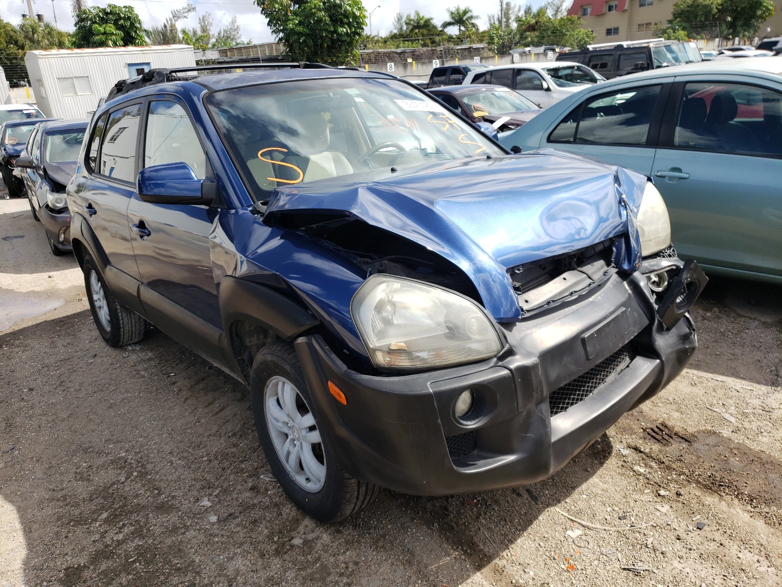 HYUNDAI TUCSON GLS 2006 km8jn12d86u291646