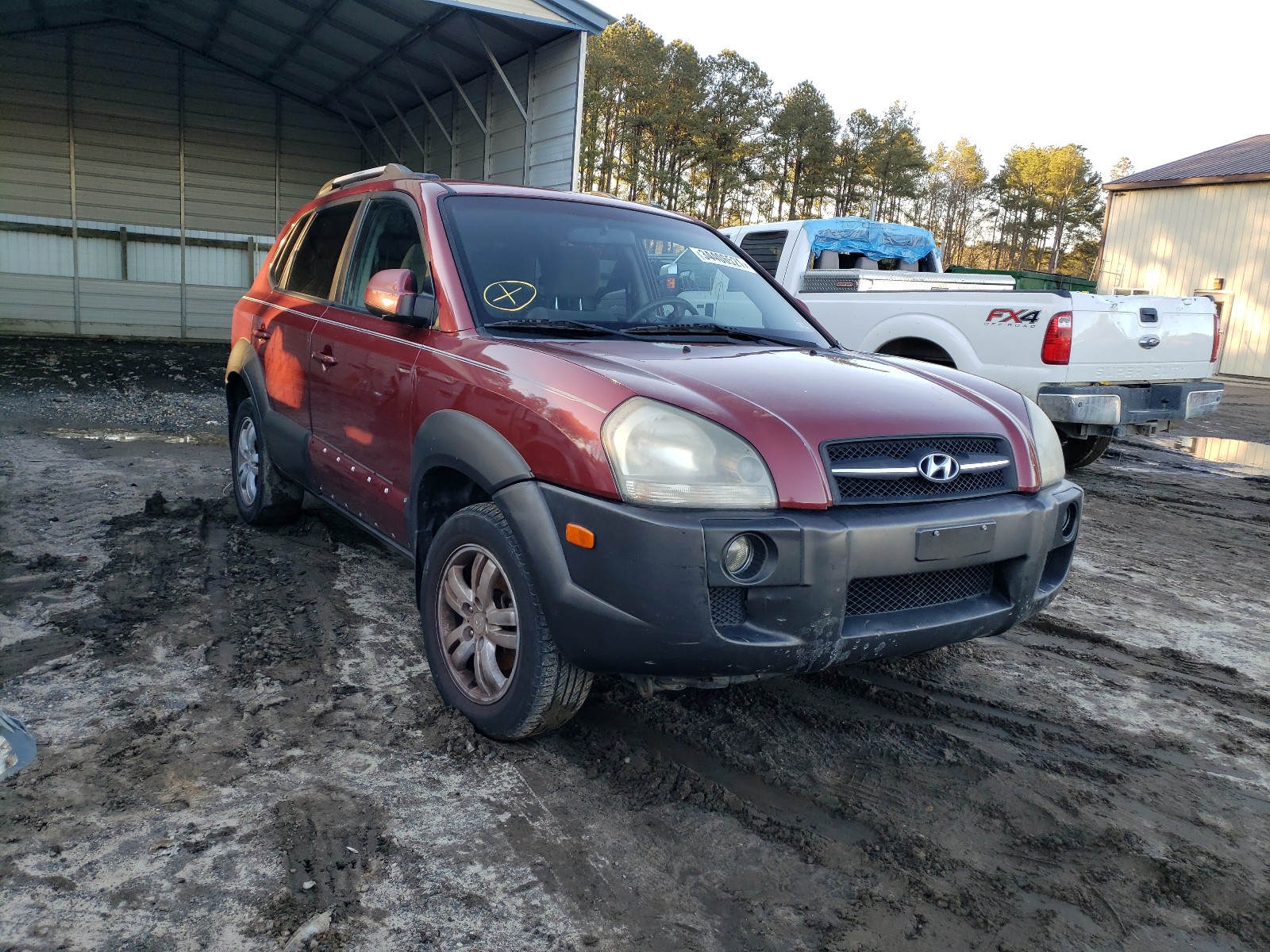 HYUNDAI TUCSON GLS 2006 km8jn12d86u442369