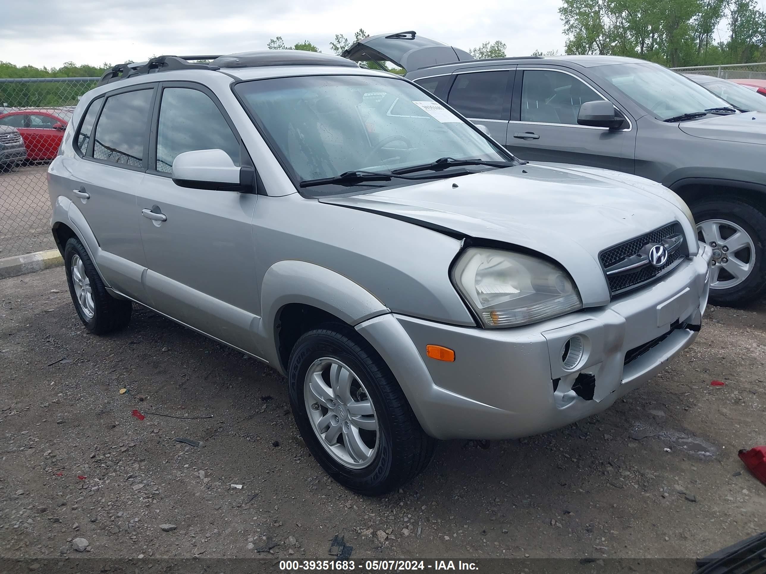 HYUNDAI TUCSON 2007 km8jn12d87u474871