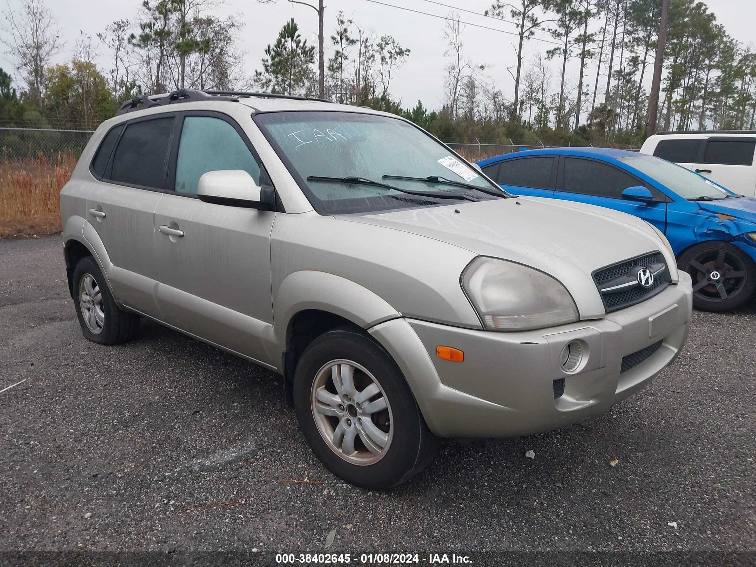 HYUNDAI TUCSON 2007 km8jn12d87u618497