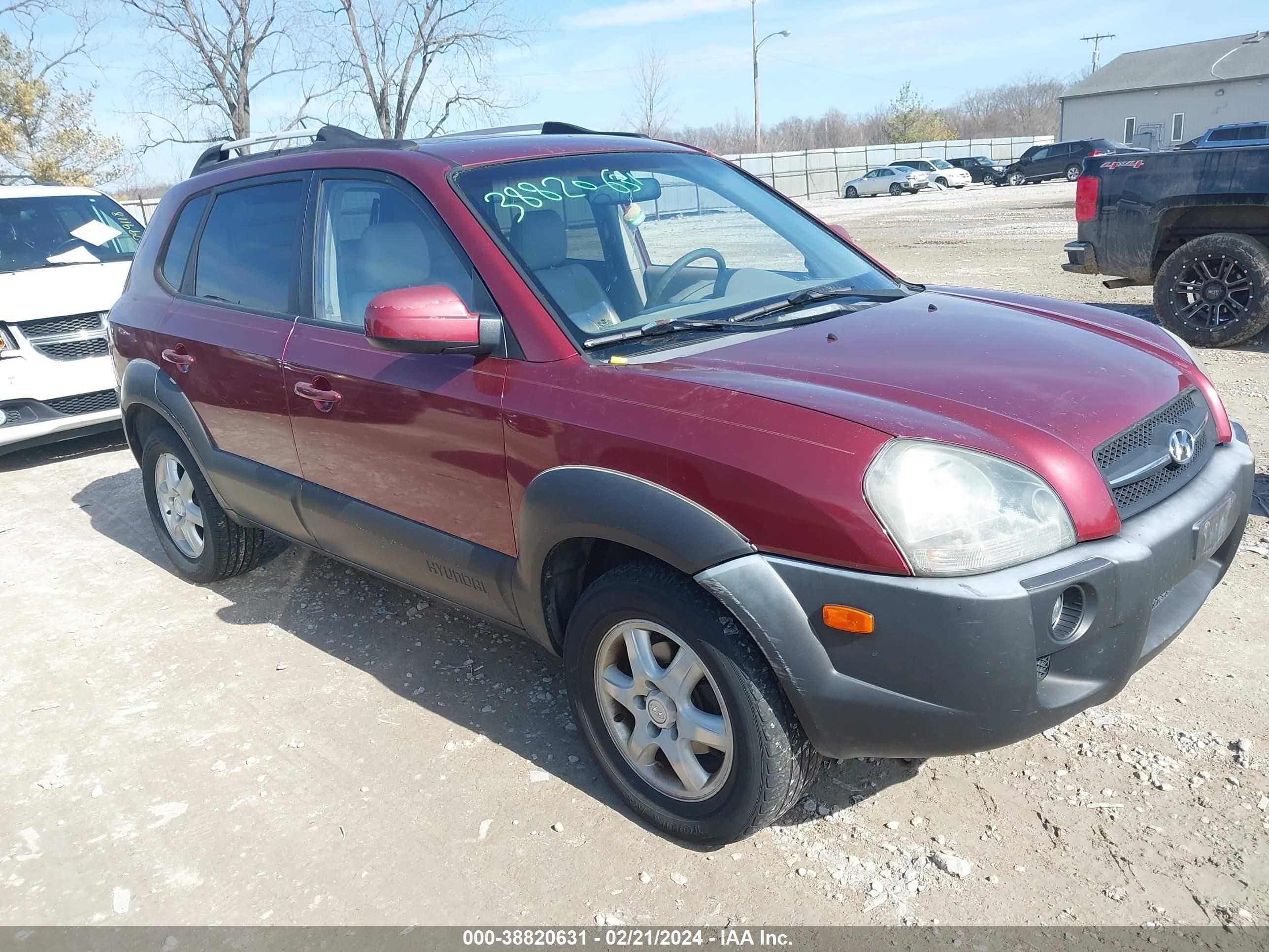 HYUNDAI TUCSON 2005 km8jn12d95u194714