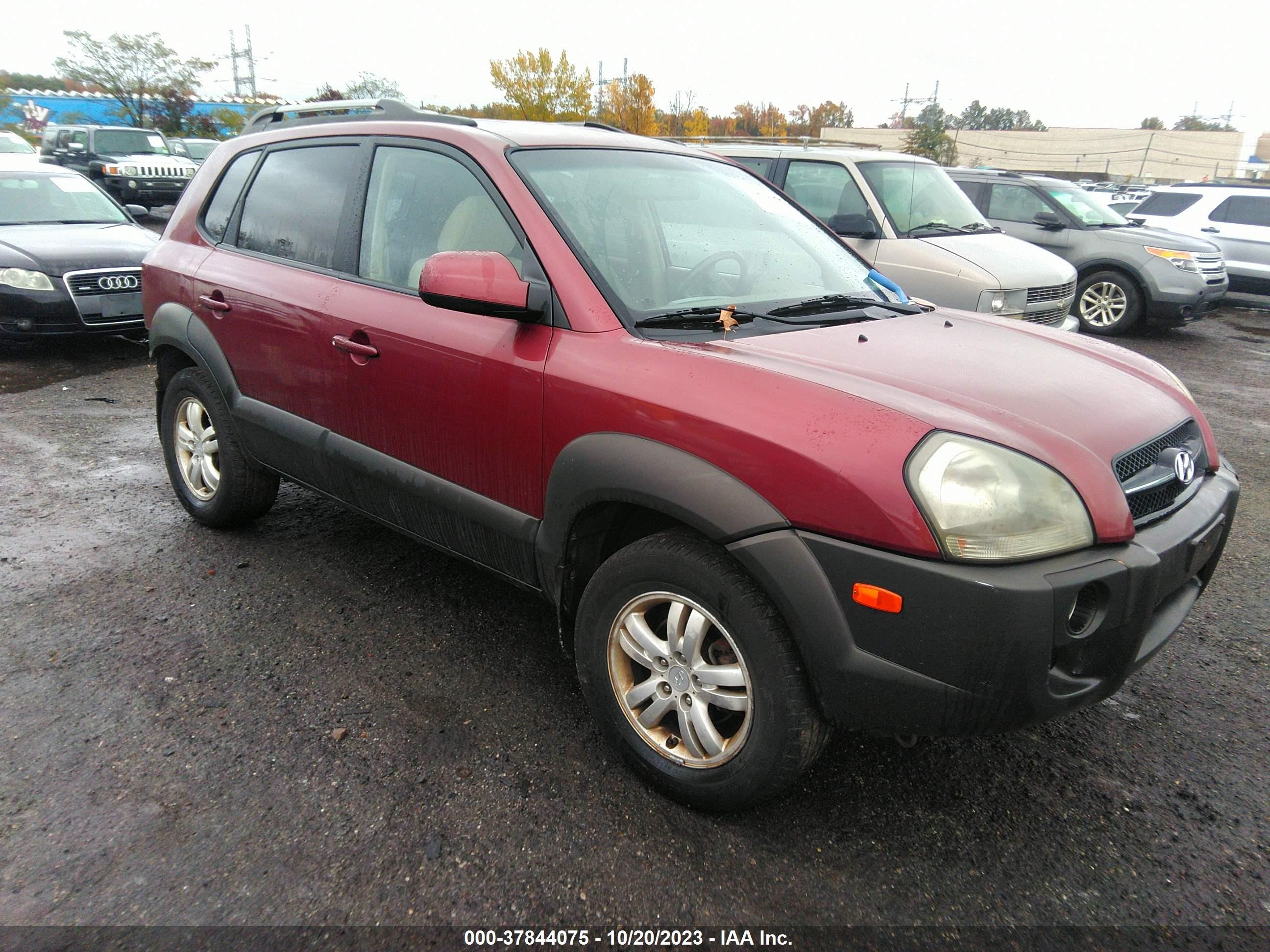 HYUNDAI TUCSON 2007 km8jn12d97u575417