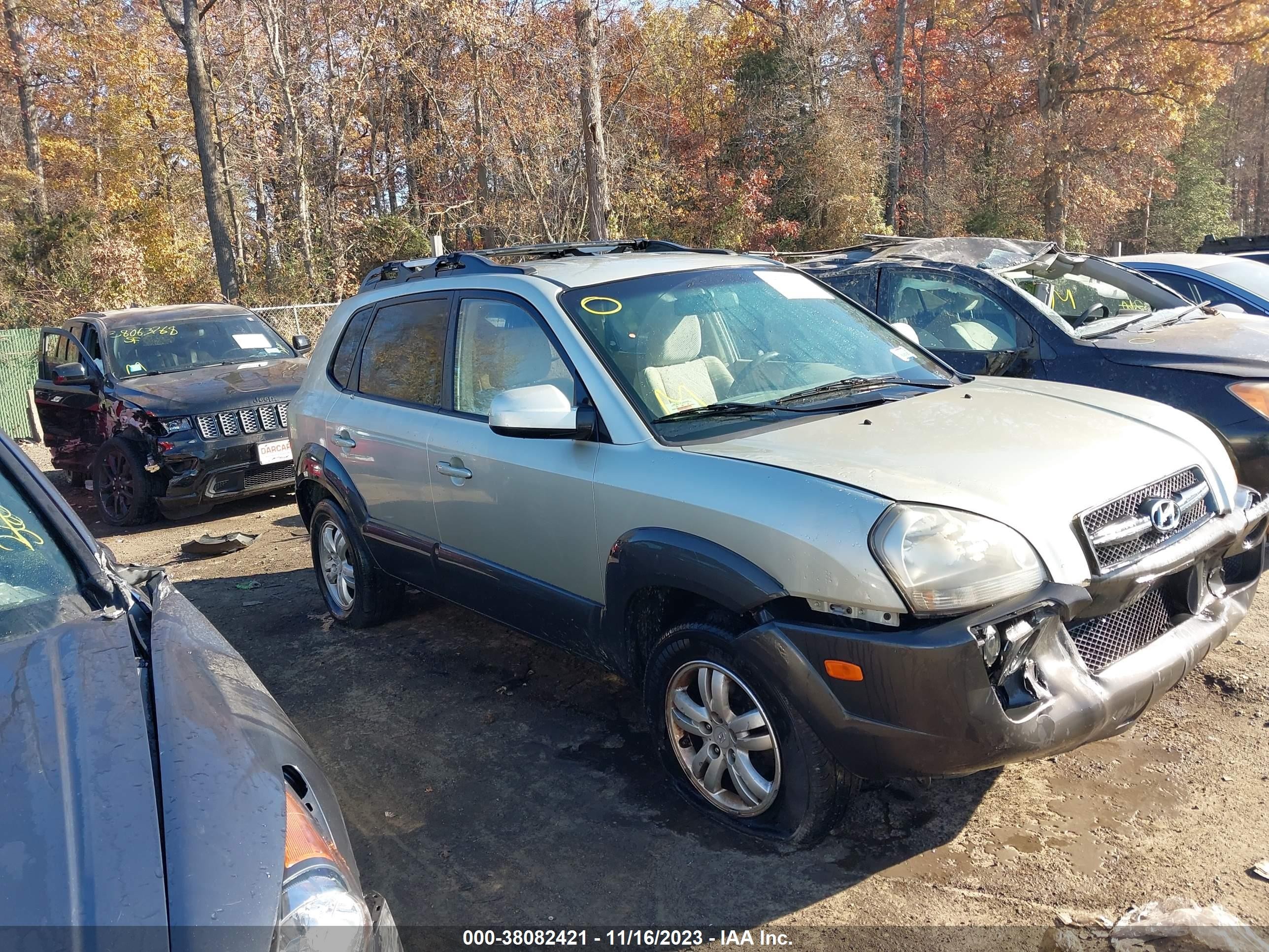 HYUNDAI TUCSON 2007 km8jn12d97u666252