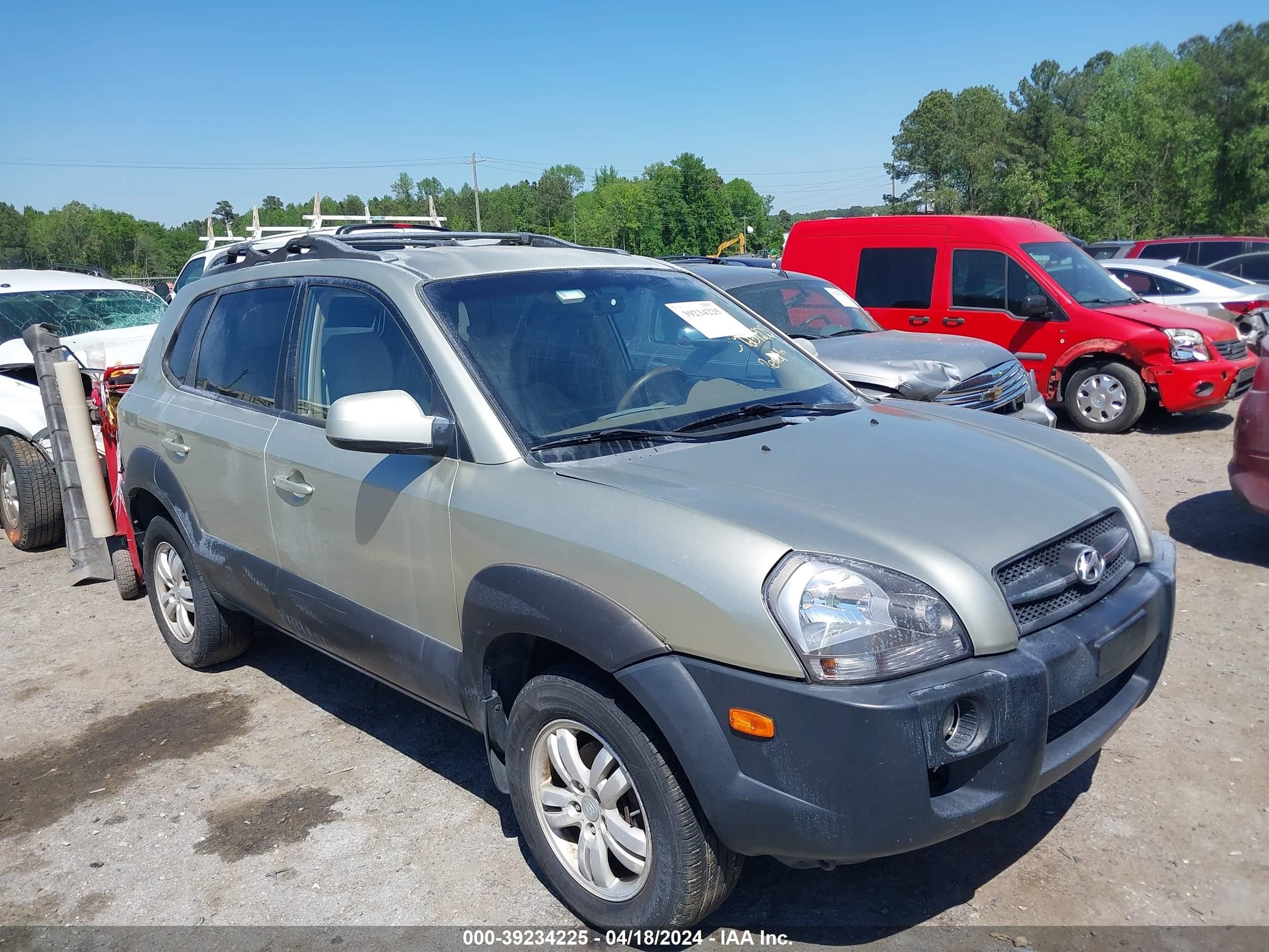 HYUNDAI TUCSON 2007 km8jn72d07u485138