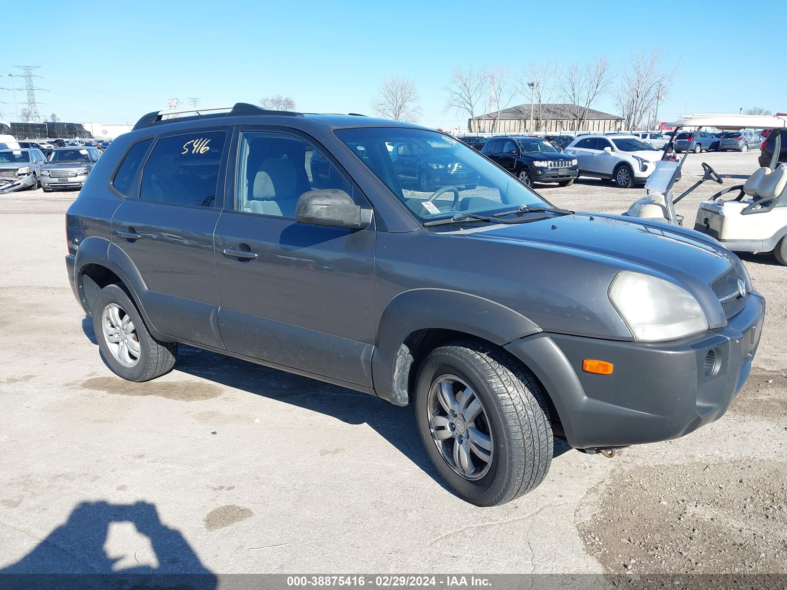 HYUNDAI TUCSON 2007 km8jn72d07u631117